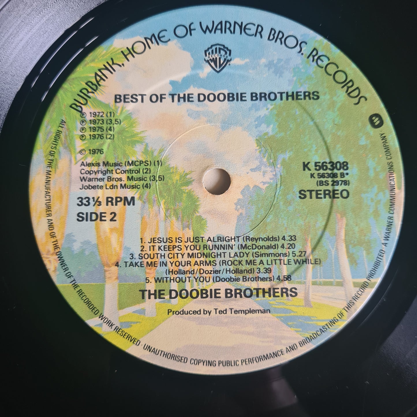 The Doobie Brothers – Best Of The Doobies- 1976 (UK Pressing) - Vinyl Record LP