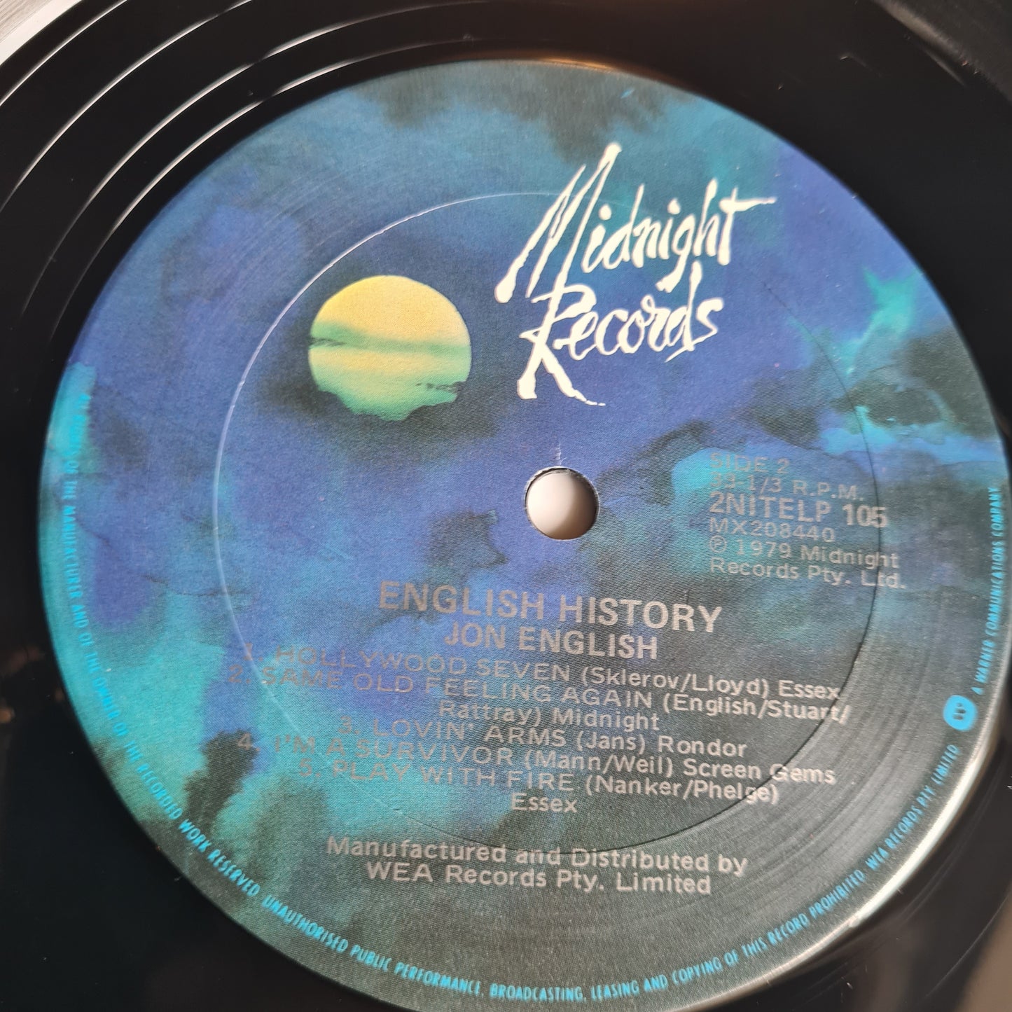 Jon English – English History - 1979 (Gatefold 2LP) - Vinyl Record (near mint)