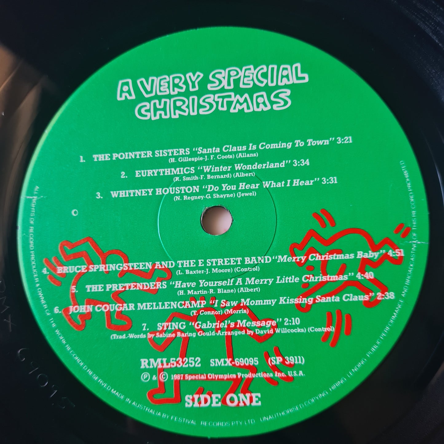 Various (Bon Jovi, U2, Madonna, etc) – A Very Special Christmas - 1987 - Vinyl Record LP