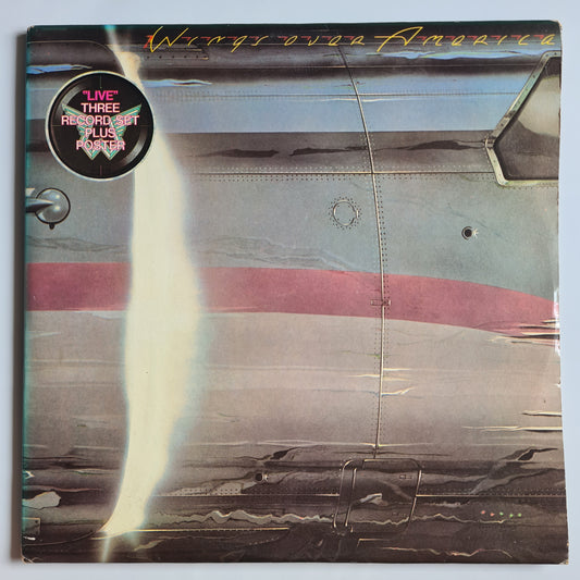 Wings (Paul McCartney) – Wings Over America (with Rare Poster)- 1973 (Gatefold) - 3LP Vinyl Record