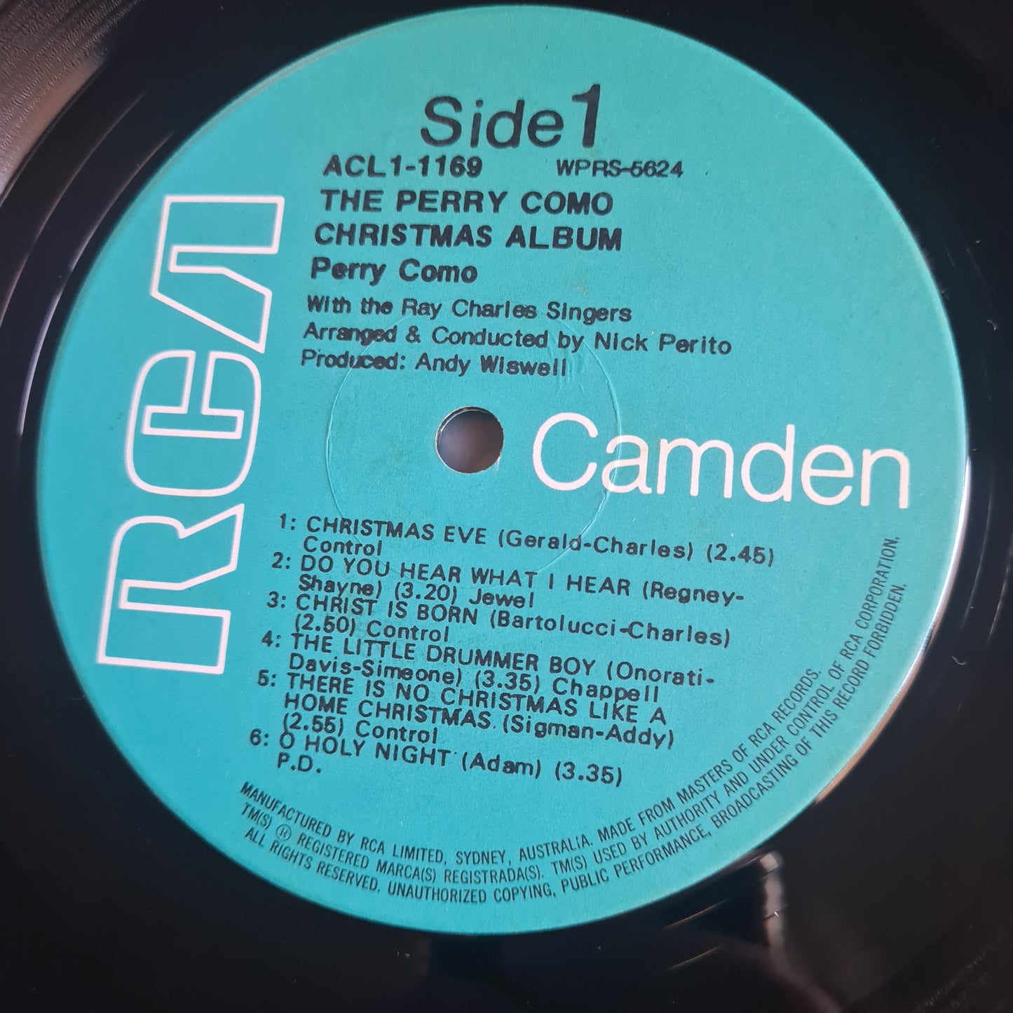 Perry Como – The Perry Como Christmas Album- 1968 (1976 Australian Pressing) - Vinyl Record LP