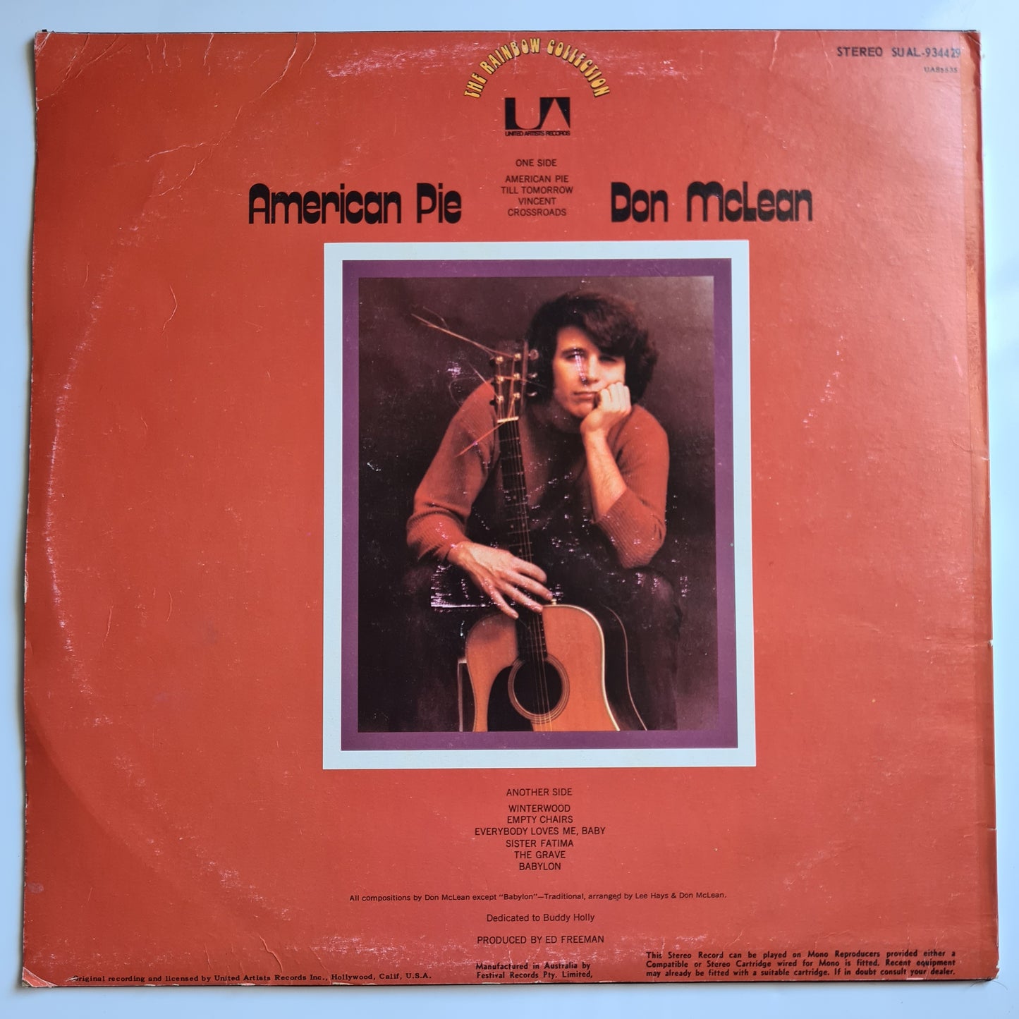 Don McLean – American Pie - 1971 - Vinyl Records LP