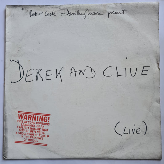 Peter Cook & Dudley Moore – Derek & Clive (LIVE) - 1981 - Vinyl Record LP
