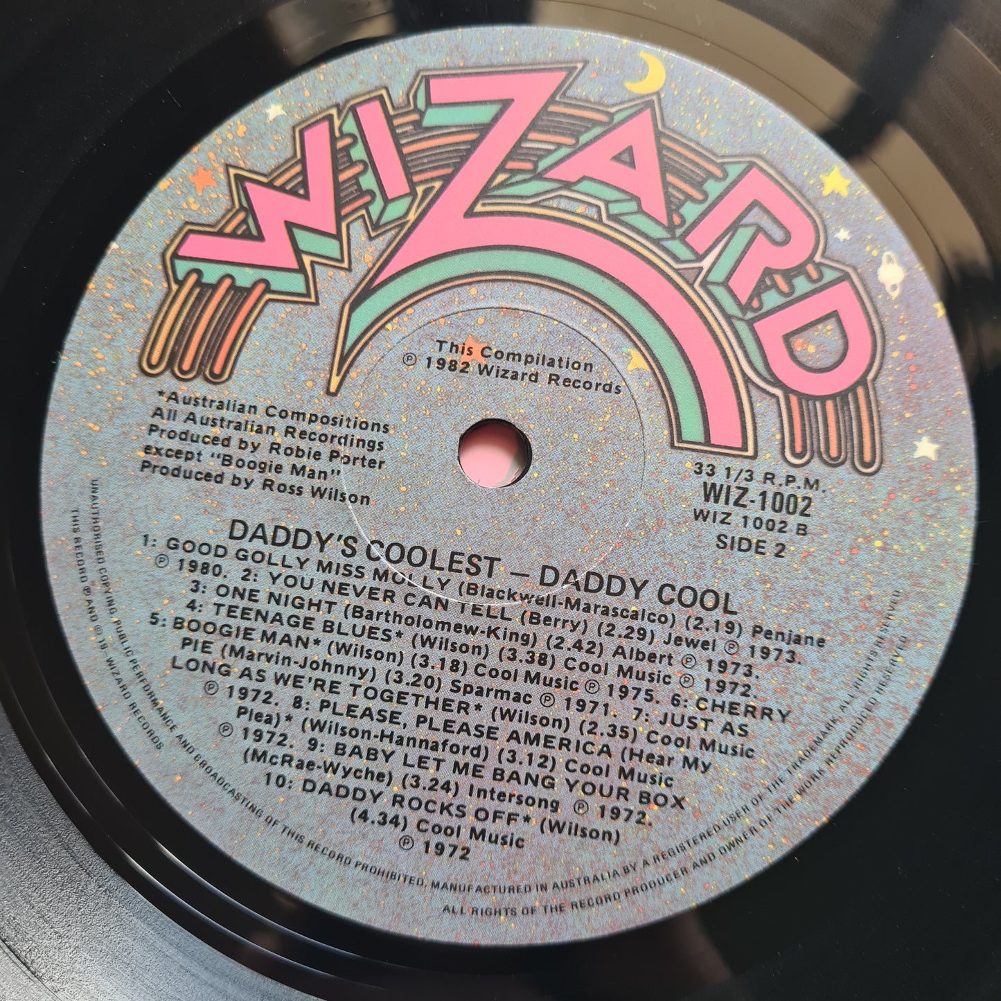 Daddy Cool – Daddy's Coolest: 20 Greatest Hits Of Daddy Cool - 1982 - Vinyl Record LP