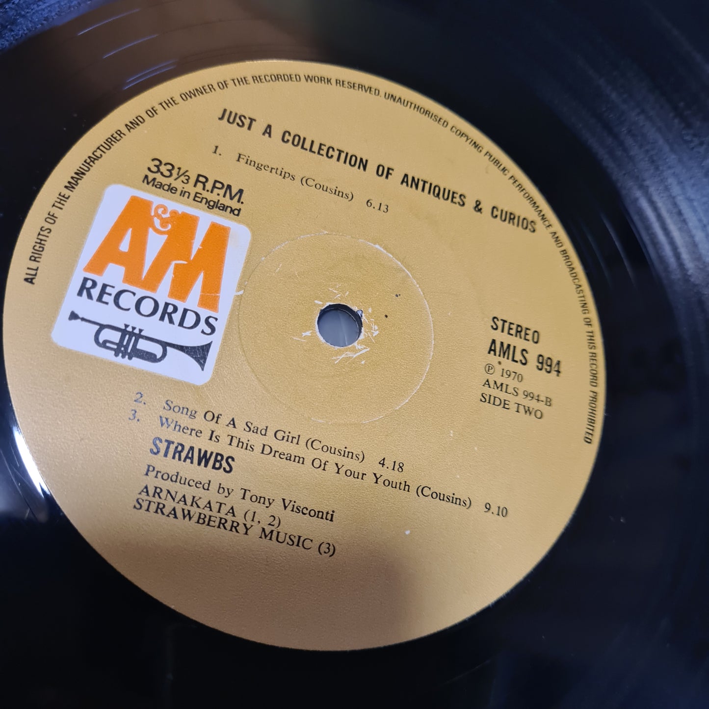 Strawbs – Just A Collection Of Antiques And Curios (Live At The Queen Elizabeth Hall) - 1970 - Vinyl Record LP