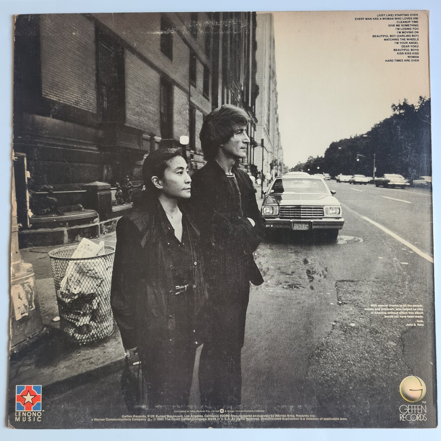 John Lennon (Beatles) – Double Fantasy - 1980 (USA Pressing) - Vinyl Record LP