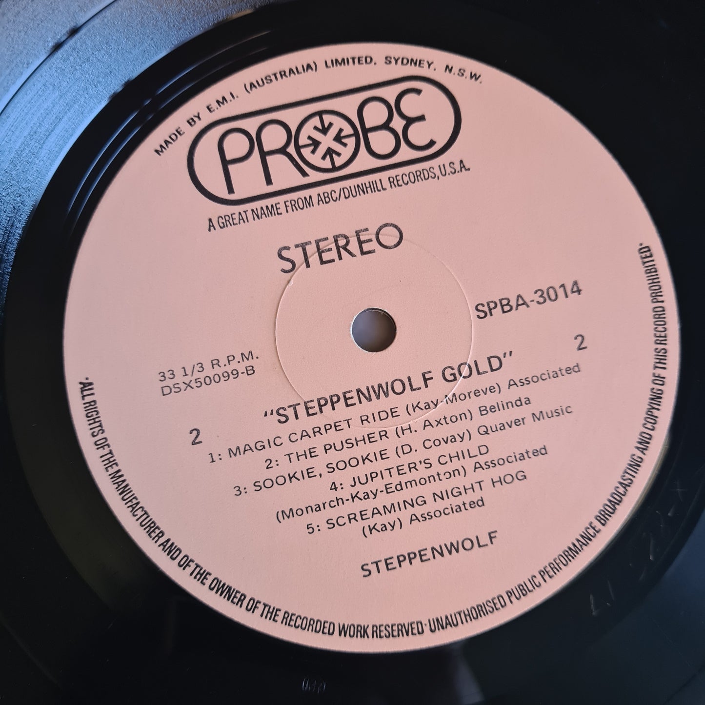 Steppenwolf – Steppenwolf Gold: Their Greatest Hits - 1972 (Australian Pressing) - Vinyl Record LP