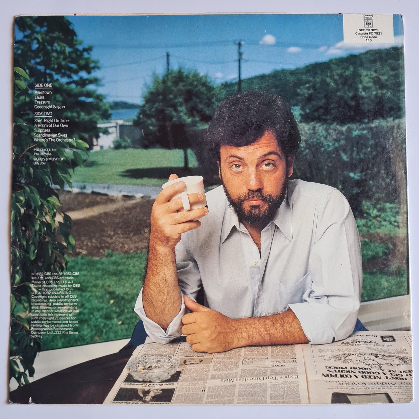 Billy Joel – The Nylon Curtain - 1982 - Vinyl Record LP