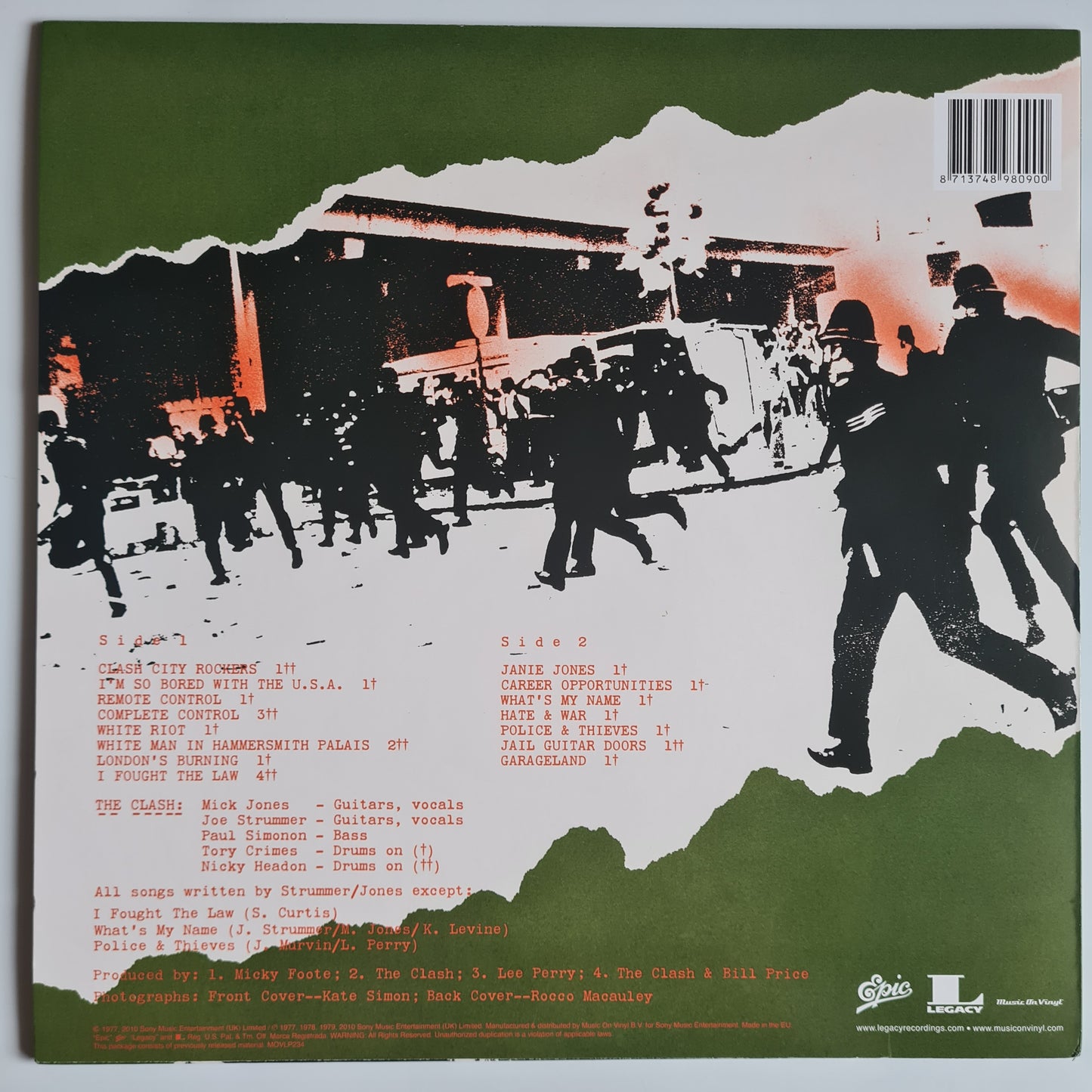 The Clash – The Clash - 1977 (2010 European Pressing) - Vinyl Record LP