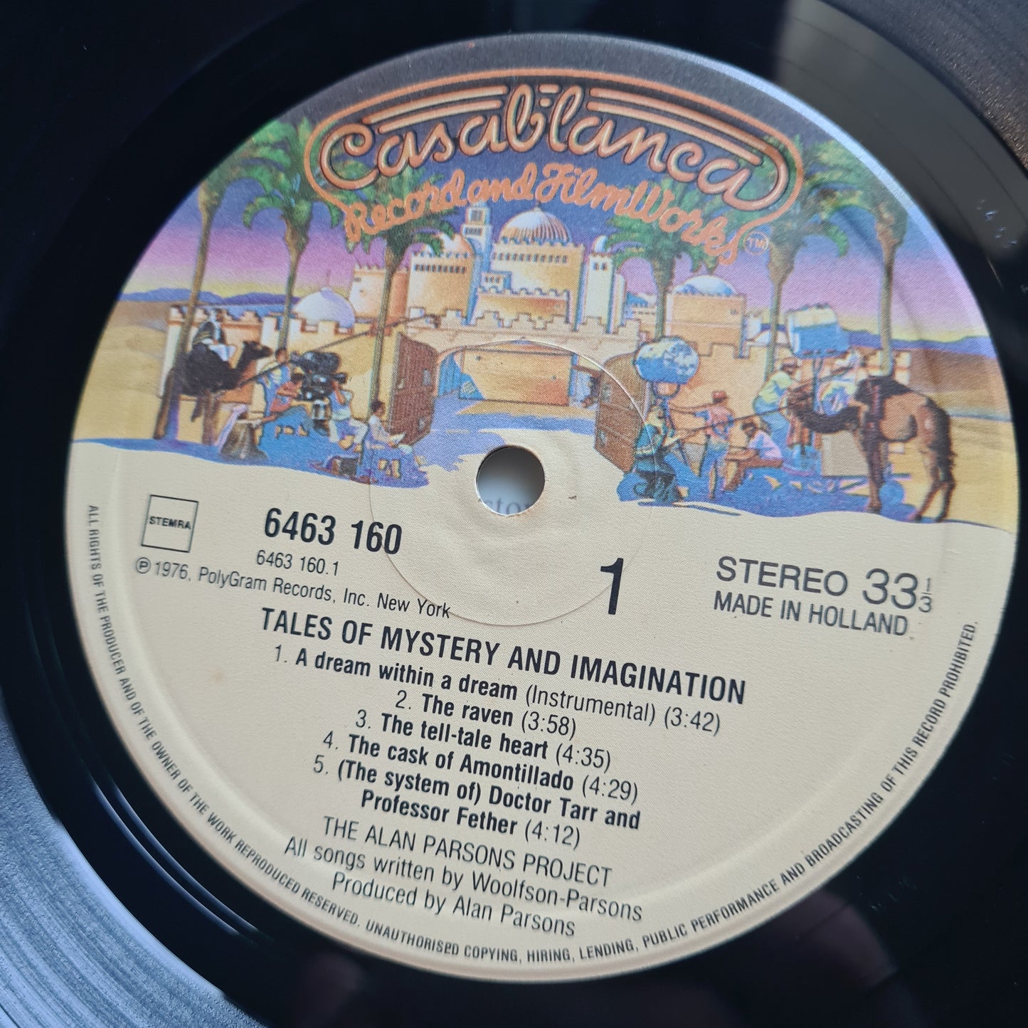 The Alan Parsons Project – Tales Of Mystery And Imagination: Edgar Allan Poe - 1976 - Vinyl Record LP