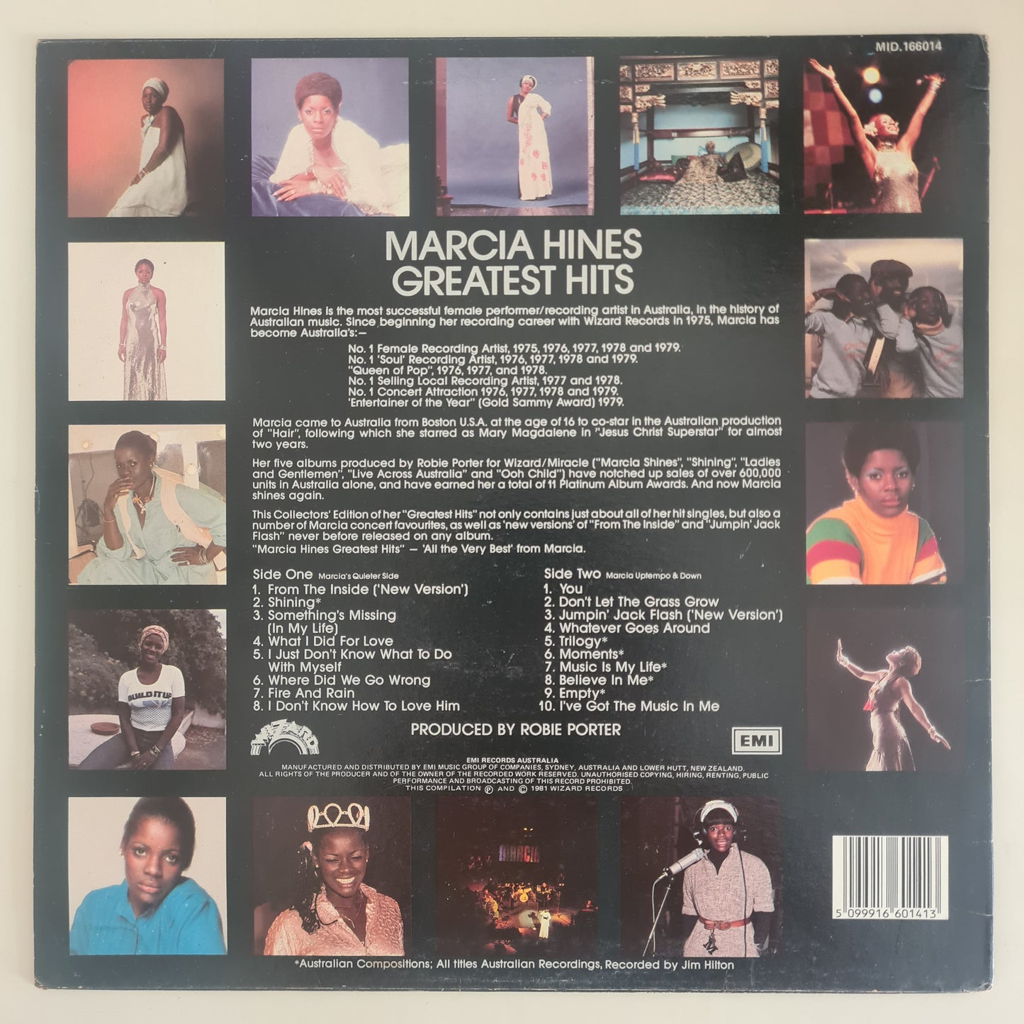 Marcia Hines – Greatest Hits - 1982 - Vinyl Record LP