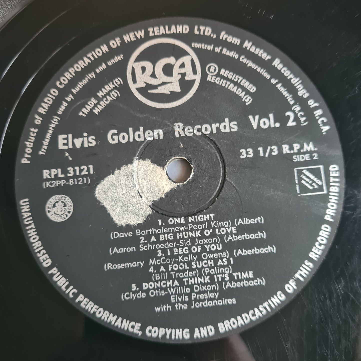 Elvis Presley – 50,000,000 Elvis Fans Can't Be Wrong (Elvis' Gold Records, Vol. 2) - 1959 (New Zealand Pressing)- Vinyl Record LP