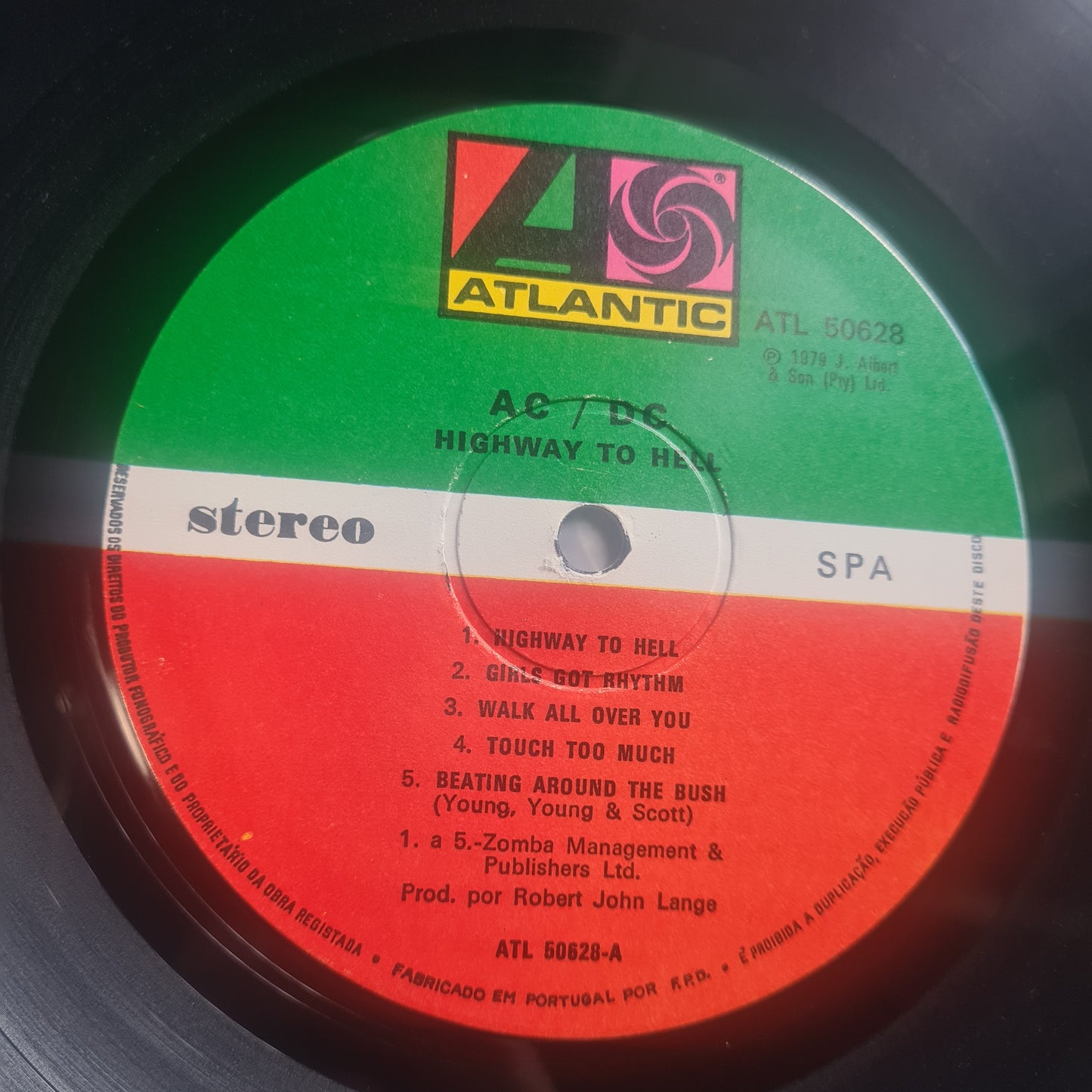 AC/DC – Highway To Hell - 1979 (Portuguese Pressing) - Vinyl Record LP