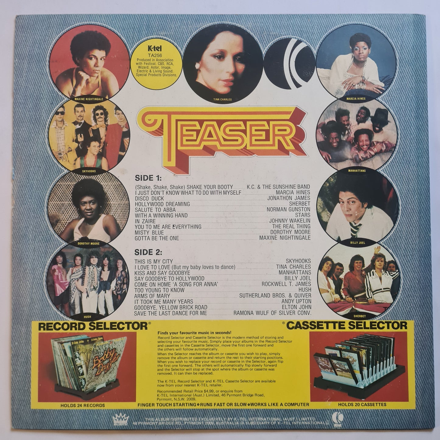Various Artists/Hits album - Teaser - 1976 - Vinyl Record LP (Excellent)