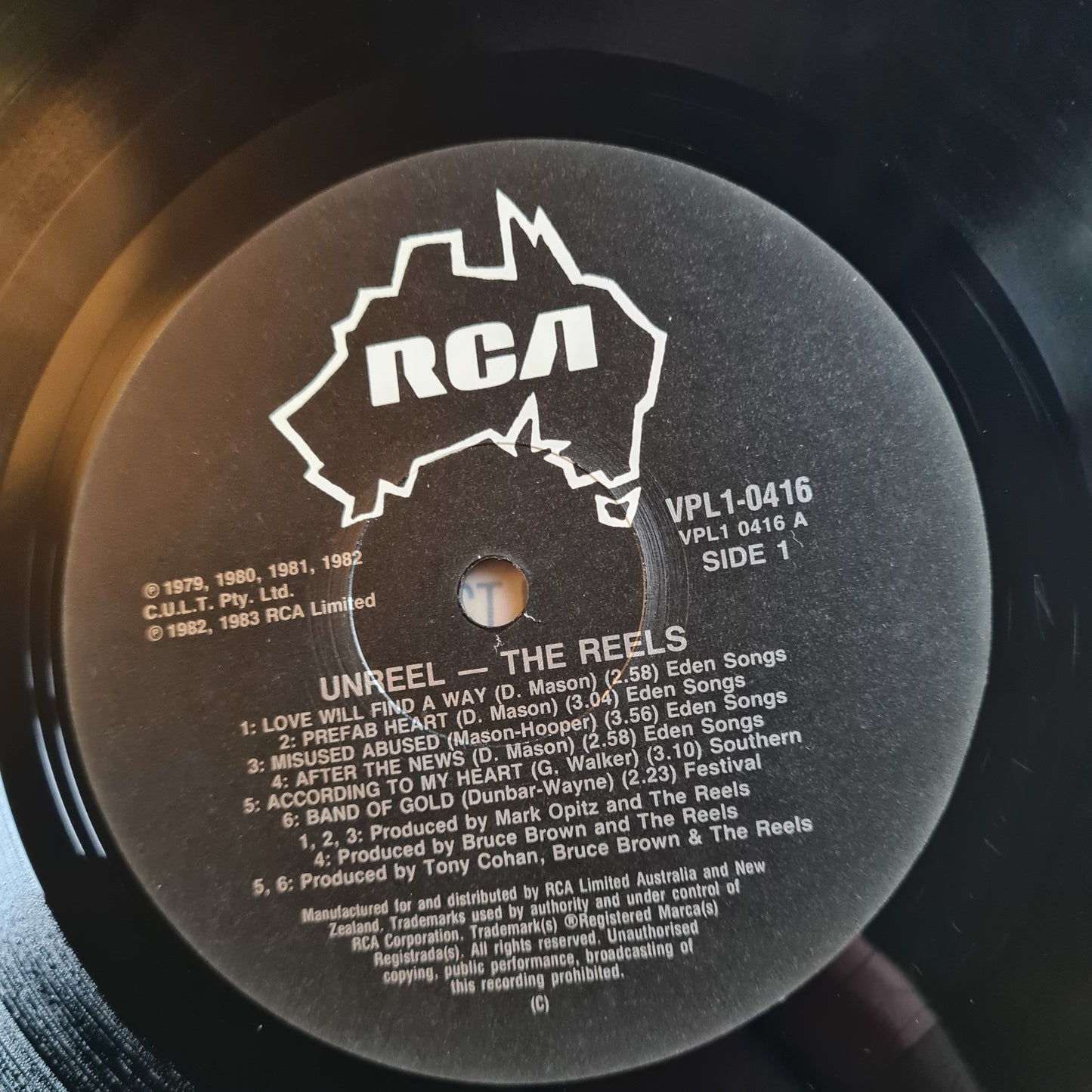 The Reels – Unreel (Greatest Hits) - 1983 - Vinyl Record LP