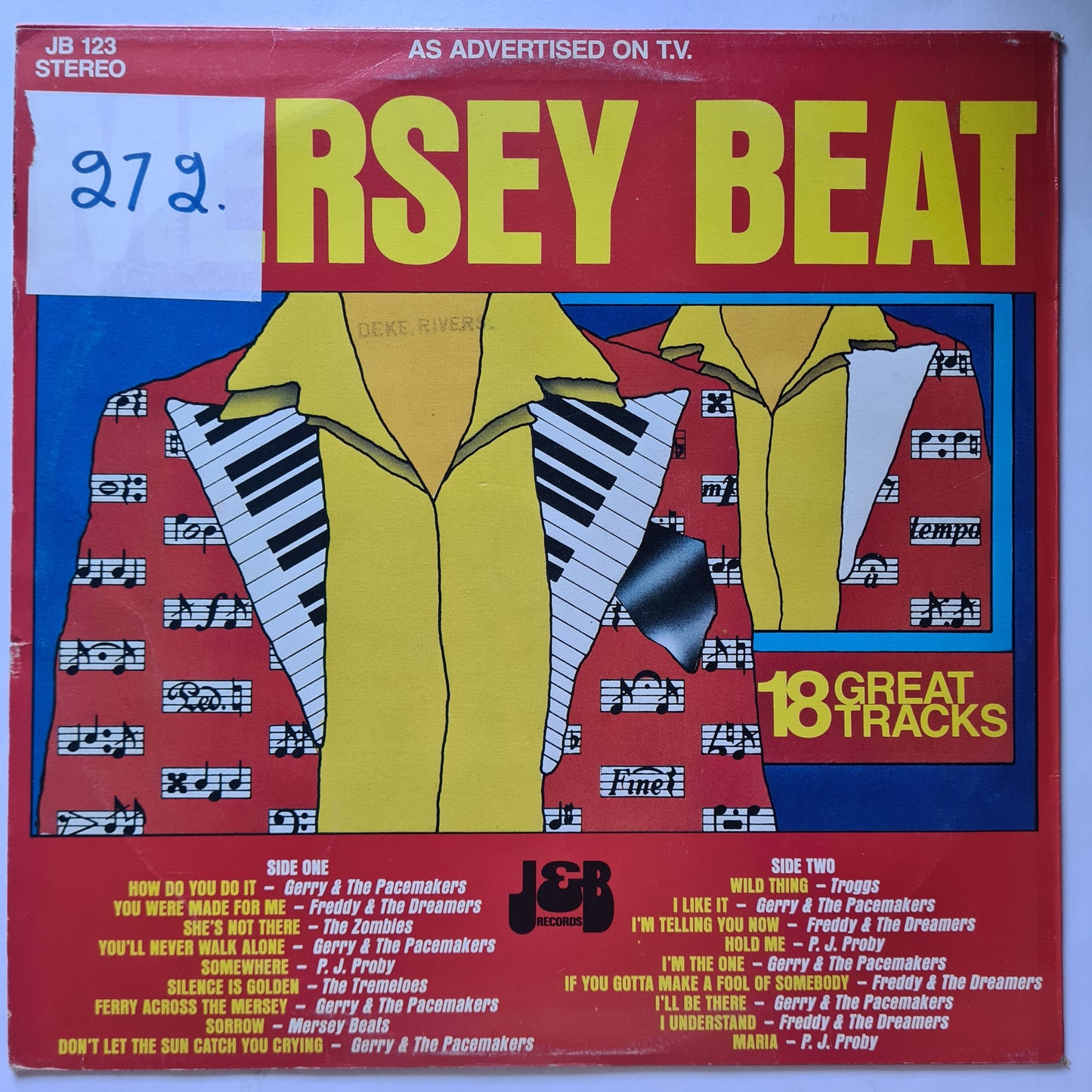 Various – Mersey Beat - 1982 - Vinyl Record LP
