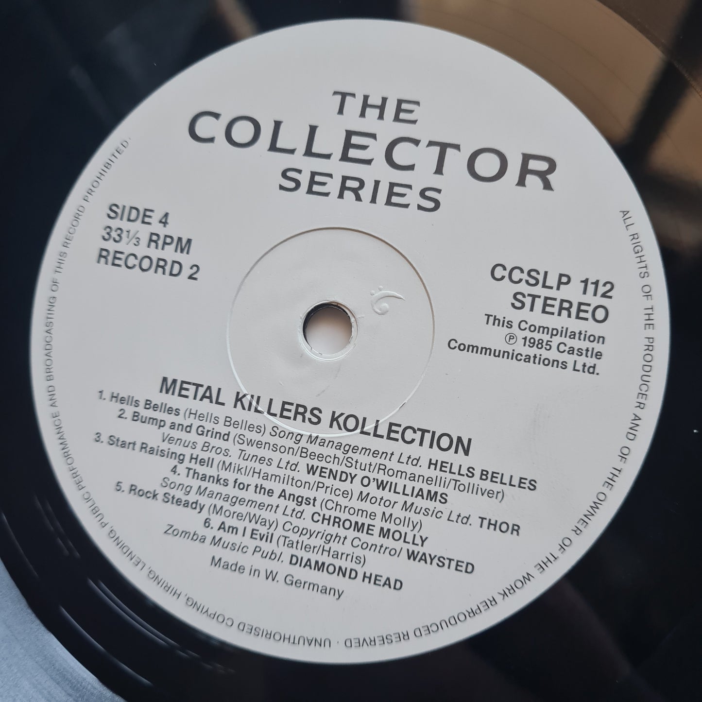 Various Artists – Metal Killers Kollection - 1985 - Vinyl Record 2LP