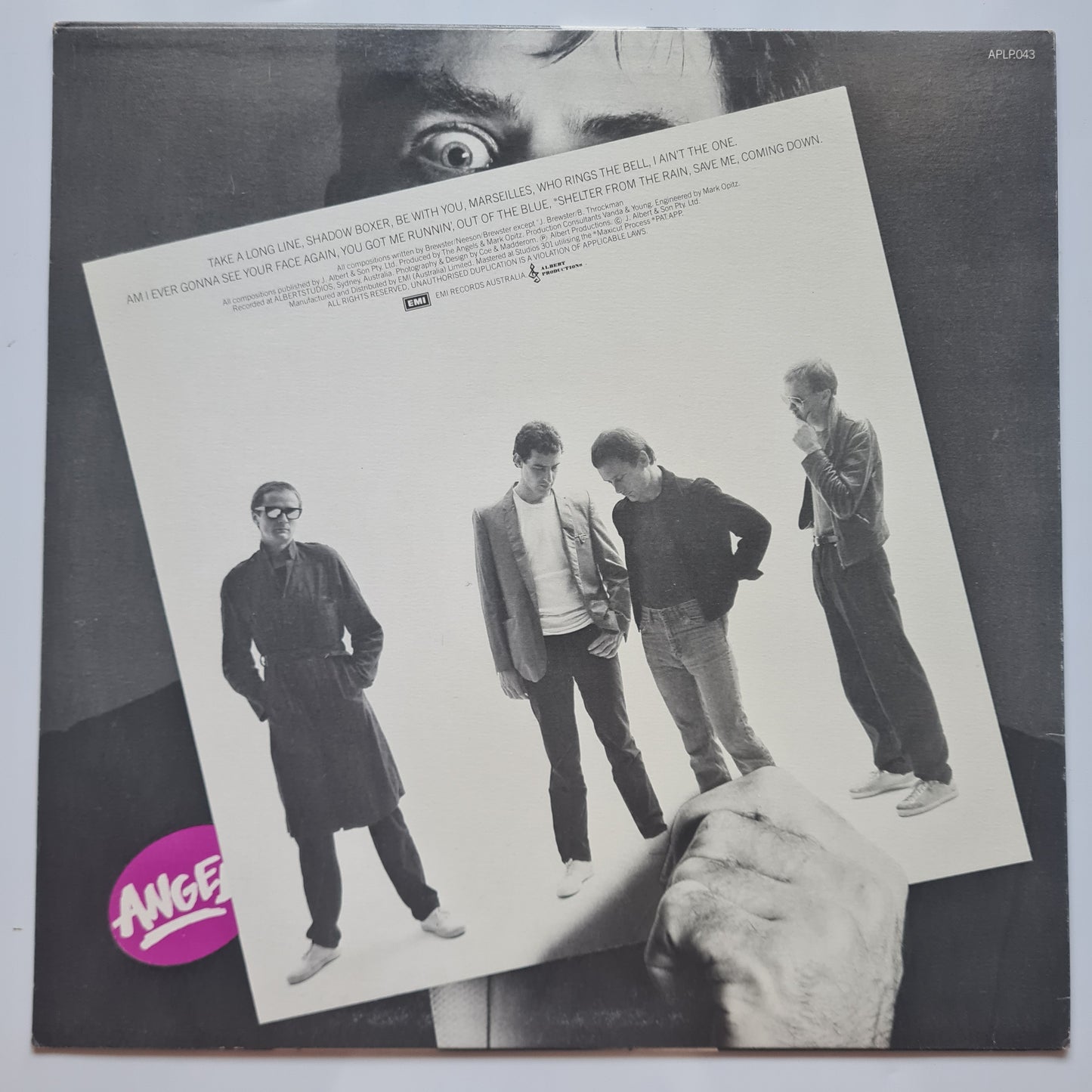 The Angels – The Angels Greatest - 1980 (1987 Red Label Pressing) - Vinyl Record LP (Near Mint looks unplayed)