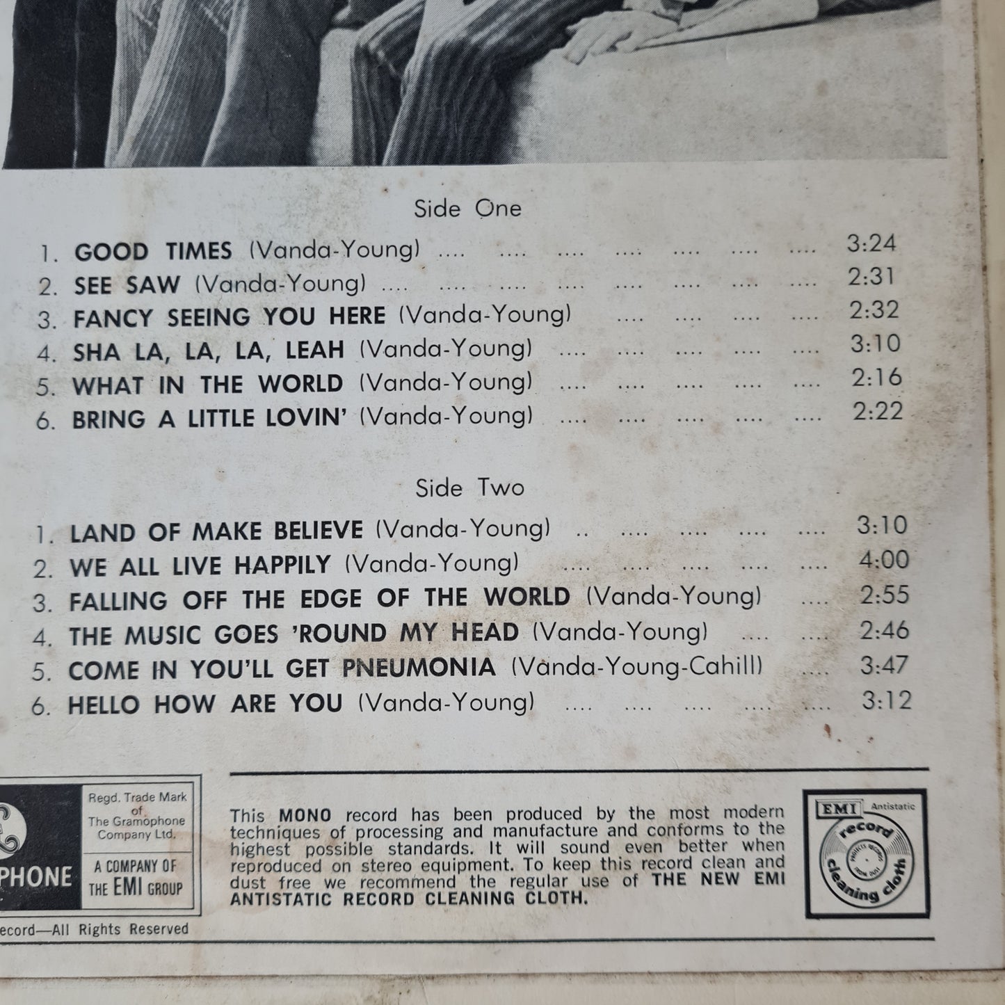 The Easybeats – Vigil - 1968 (First MONO Australian Pressing)- Vinyl Record LP - RARE