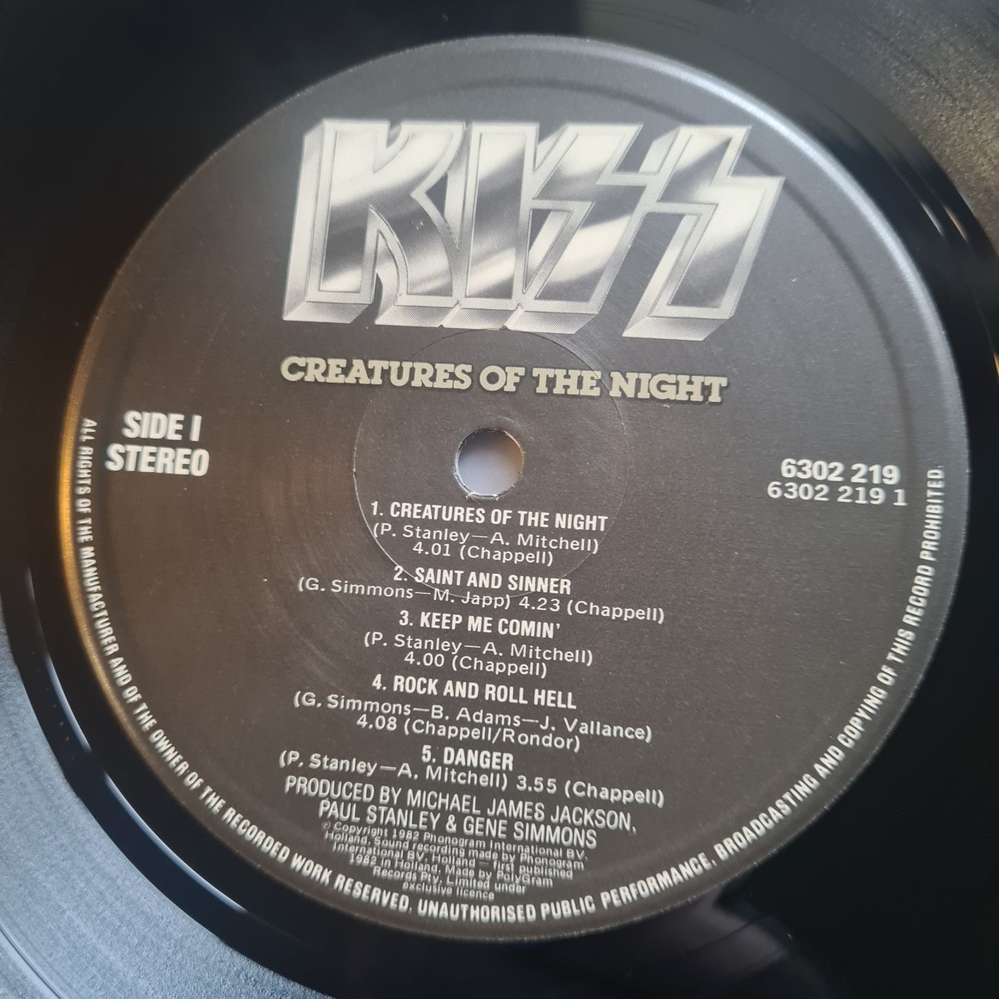 KISS – Creatures Of The Night - 1982 (Australian Pressing) - Vinyl Record LP