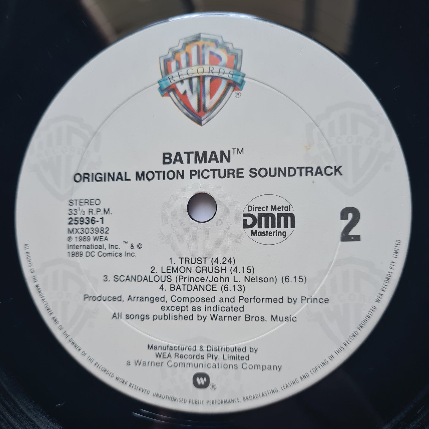 Prince – BATMAN - 1989 - Vinyl Record LP
