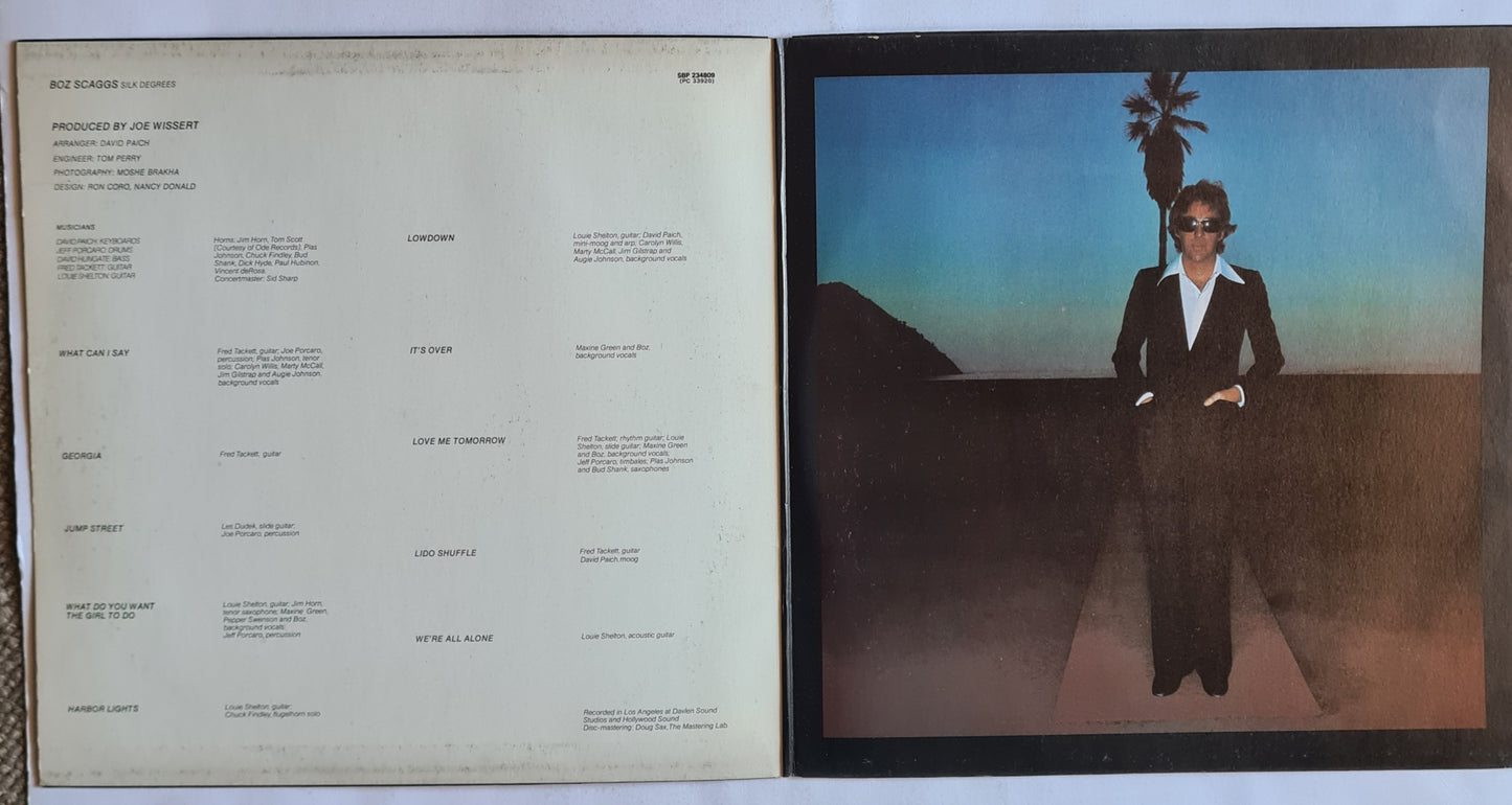Boz Scaggs – Silk Degrees- 1976 (Gatefold) - Vinyl Record LP