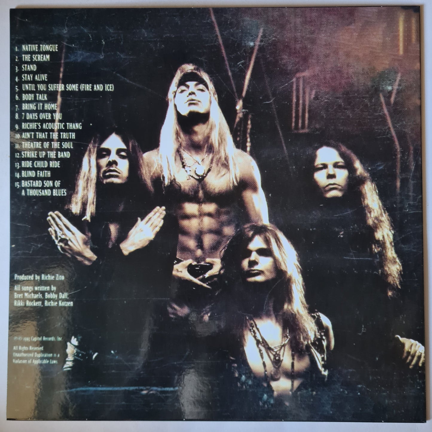 Poison – Native Tongue - 1993 (2023 Unofficial Pressing) - Transparent Green Vinyl Record LP