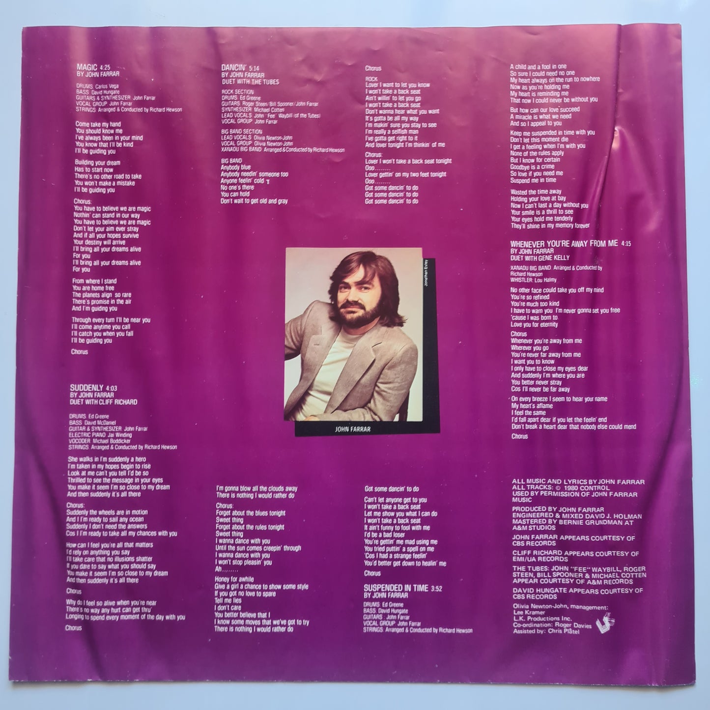 ELO & Olivia Newton John – Xanadu - 1980 (Gatefold) - Vinyl Record LP