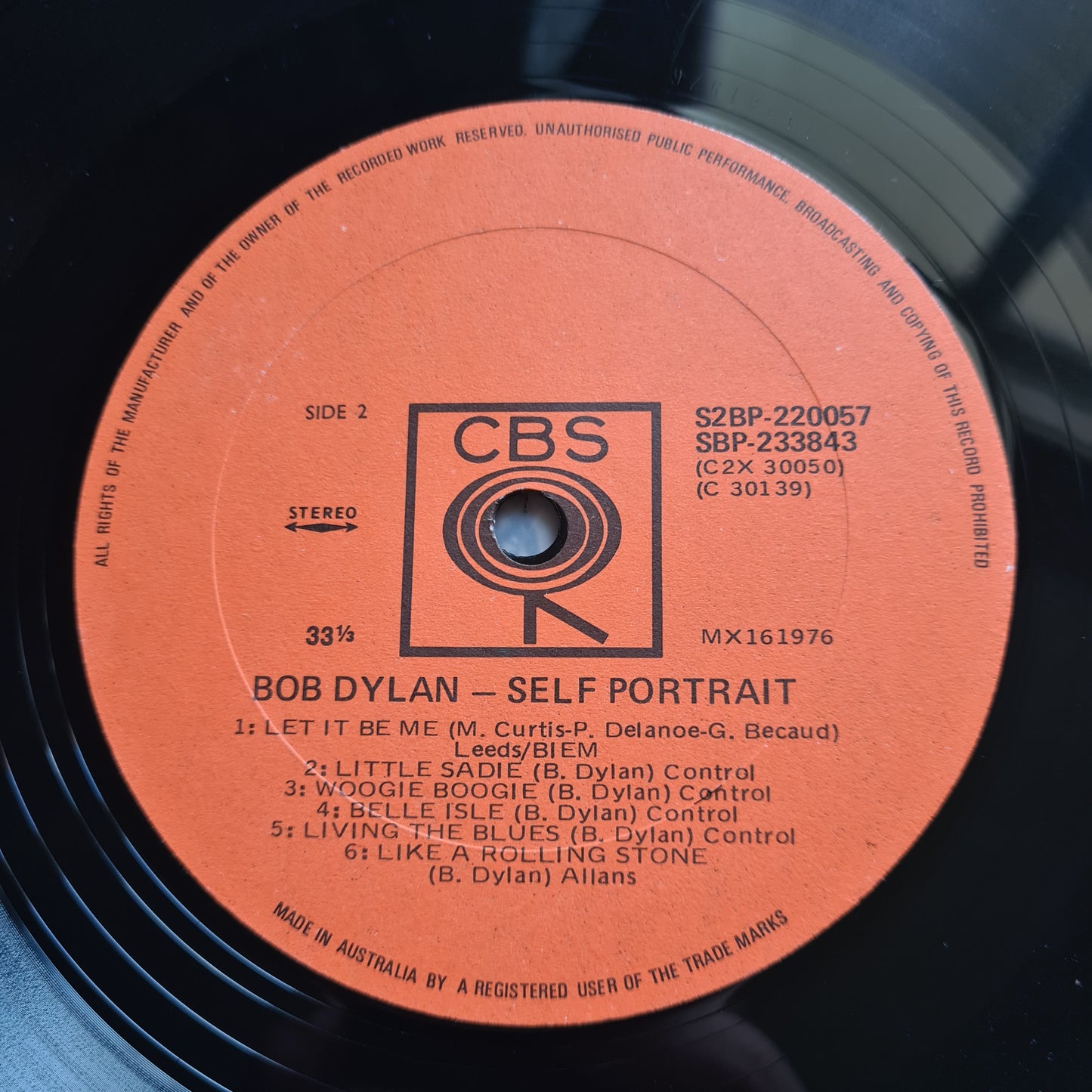 Bob Dylan – Self Portrait - 1970 (2LP Australian Pressing) - Vinyl Record (Gatefold)