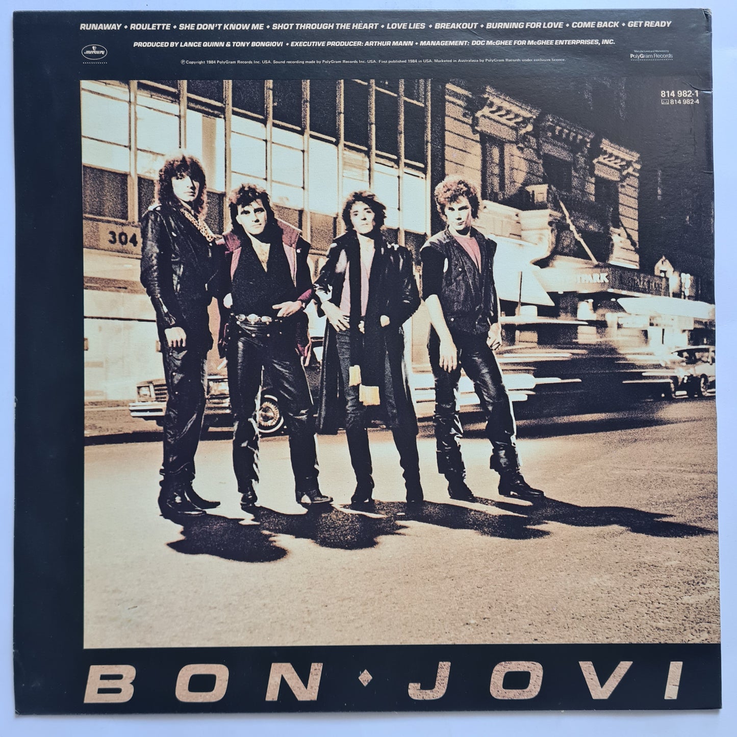 Bon Jovi – Bon Jovi - 1984 - Vinyl Record LP (near mint)