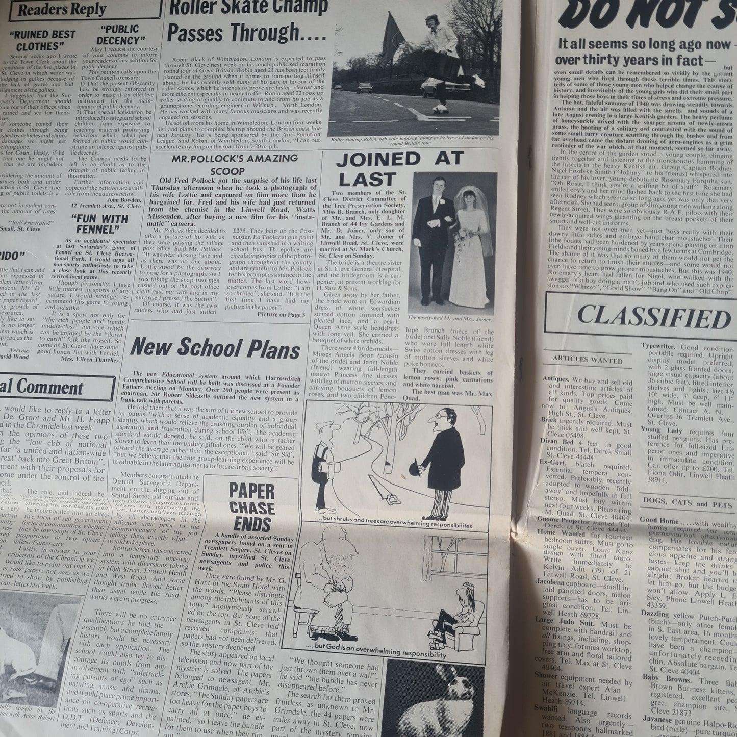 Jethro Tull – Thick As A Brick - 1972 - Vinyl Record LP (Newspaper Cover)
