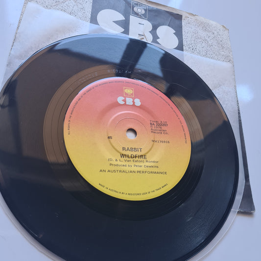 Rabbit – Wildfire/ Bad Girls - 1976 - Vinyl Record 7" Single 45