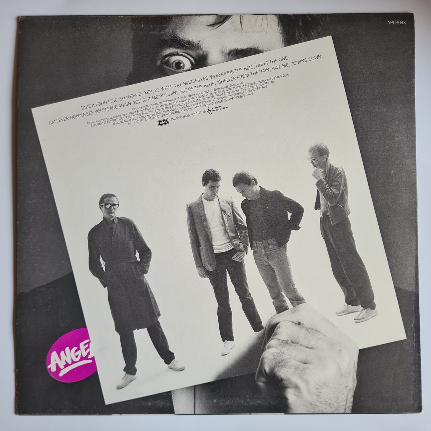 The Angels – The Angels Greatest - 1980 (1987 Red Label- Near Mint looks unplayed) - Vinyl Record LP