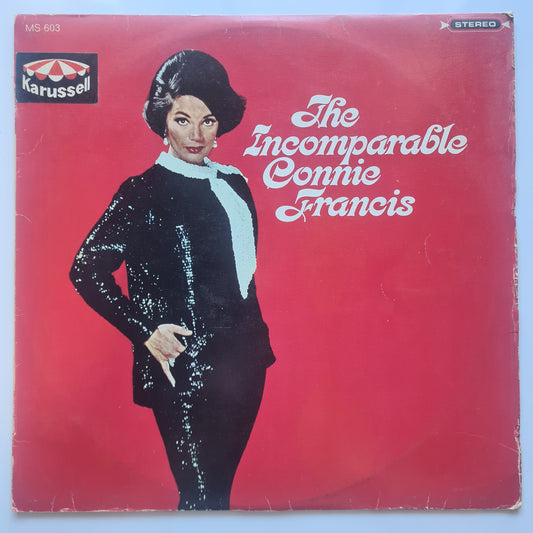 Connie Francis - The Incomparable Connie Francis - 1960's Australian Pressing - Vinyl Record LP
