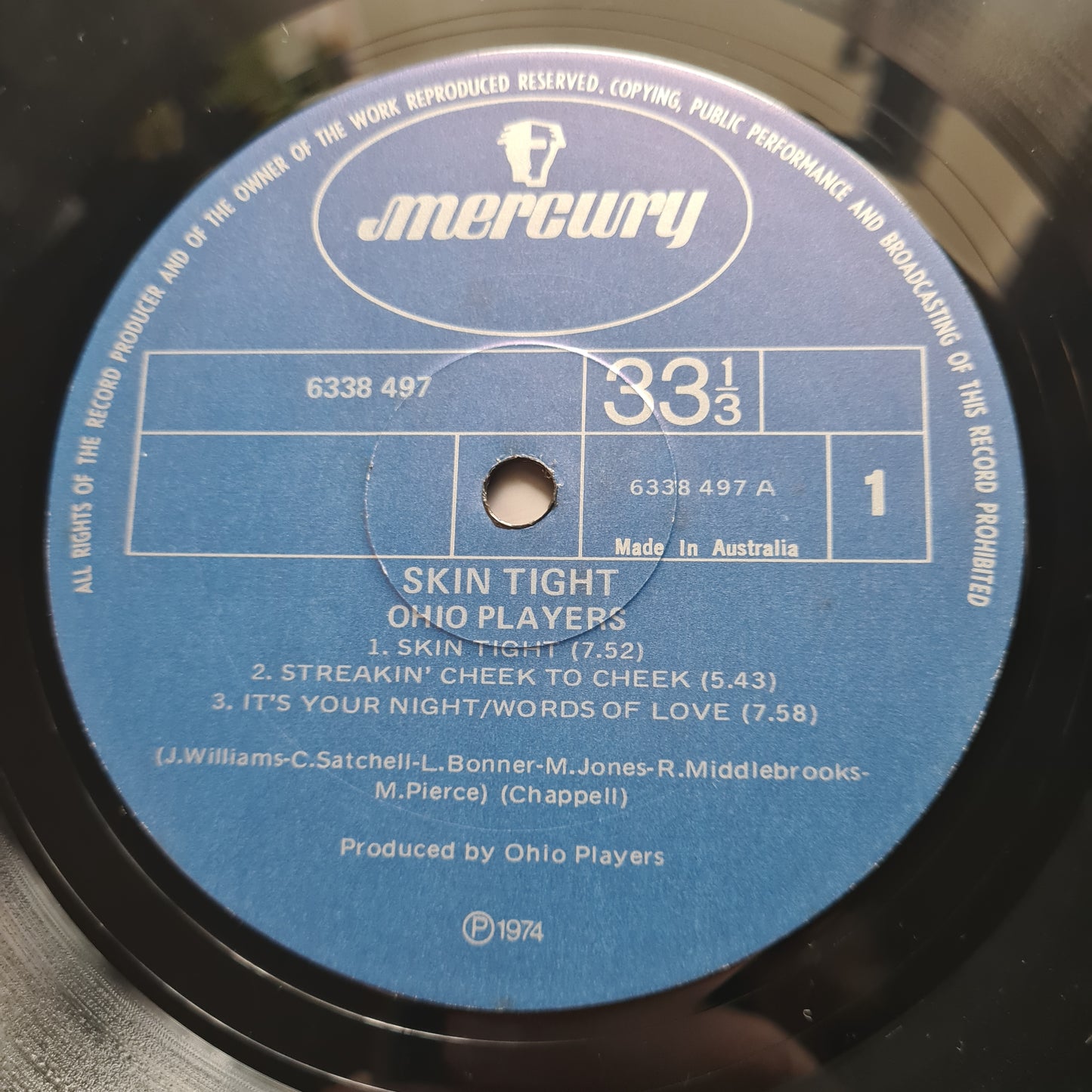 Ohio Players – Skin Tight - 1974 - Vinyl Record LP Gatefold