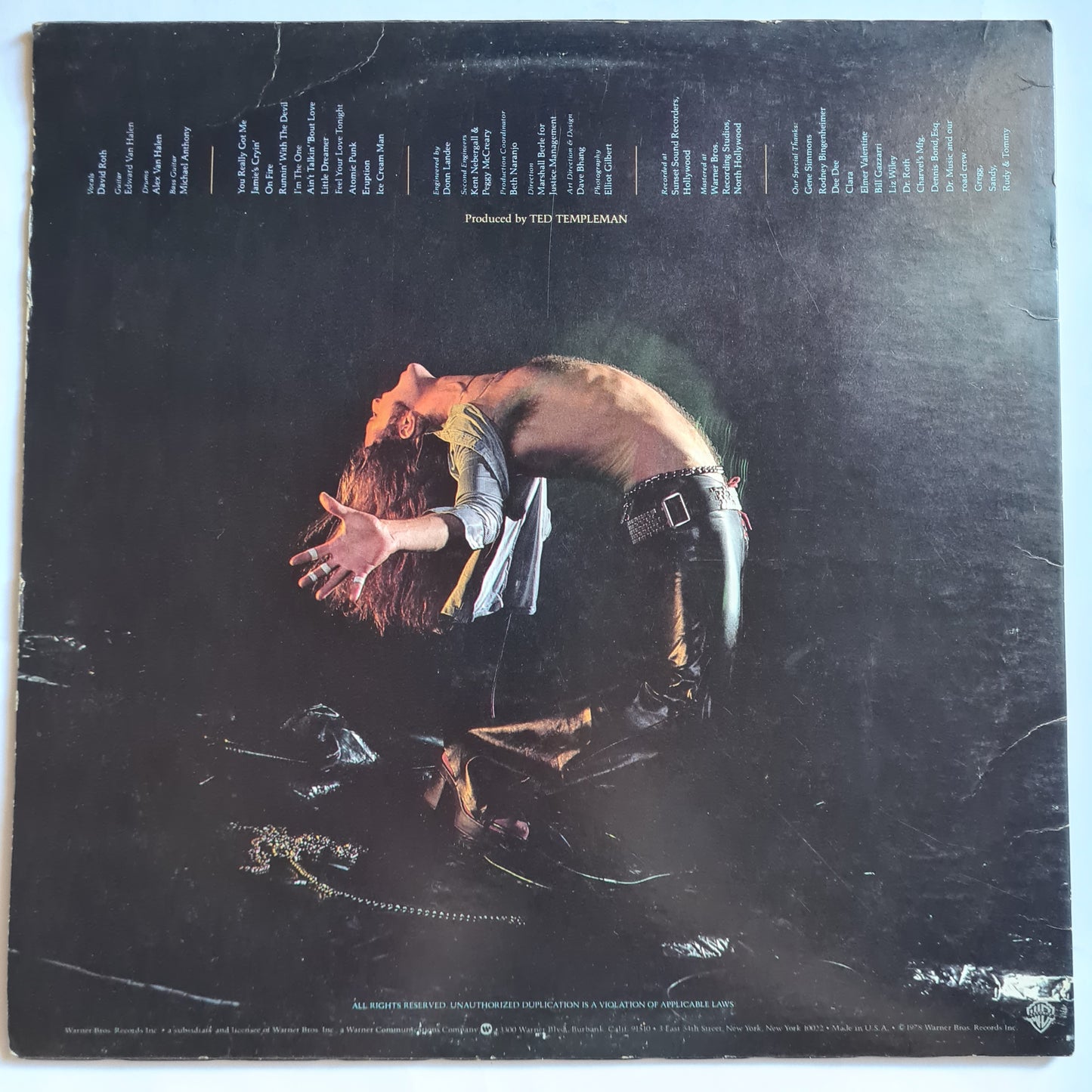 Van Halen – Van Halen - 1978 (FIRST USA Pressing) - Vinyl Record LP *RARE Palm Tree Label*