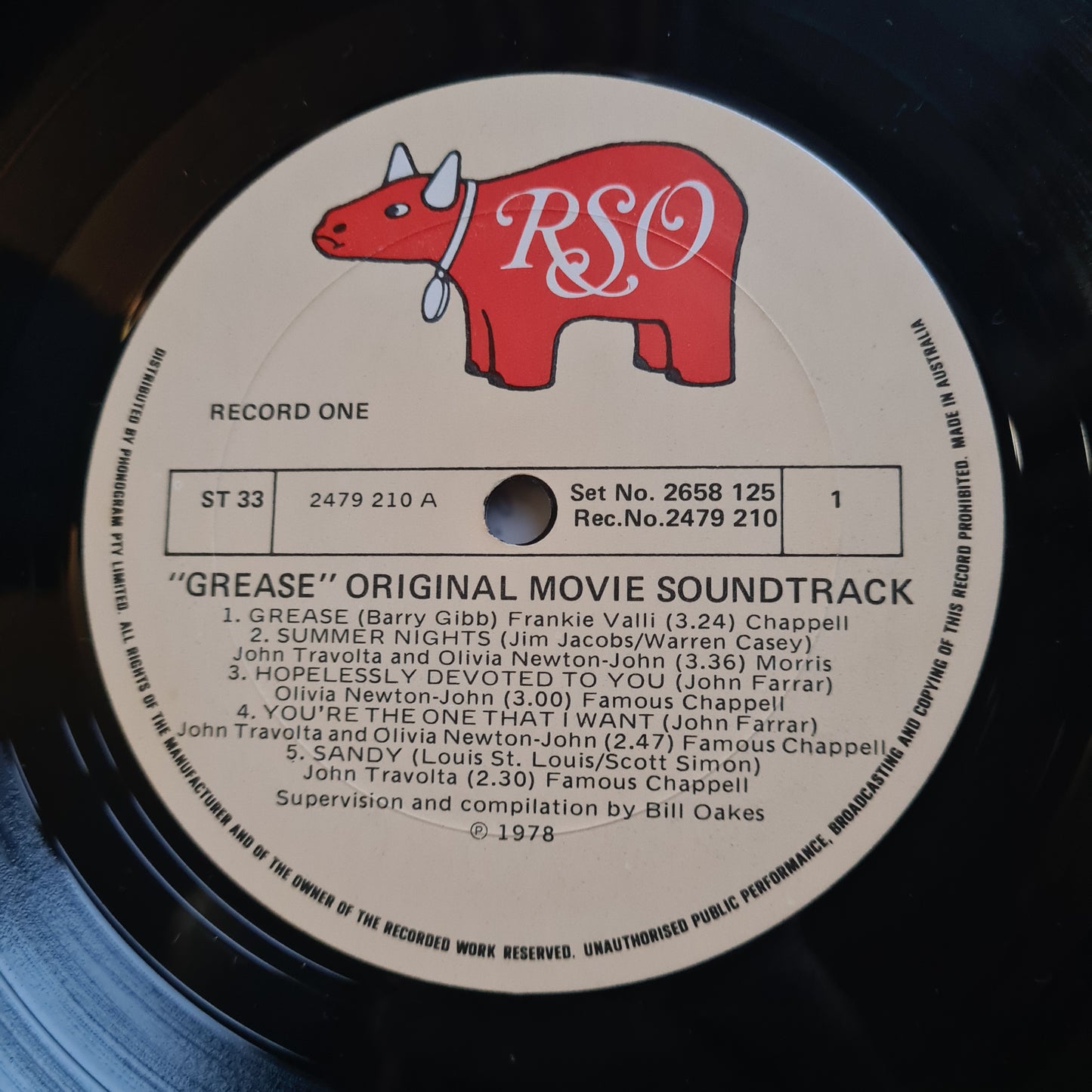 Grease – Original Soundtrack From The Motion Picture - 1978 (2LP Gatefold) - Vinyl Record (near mint)
