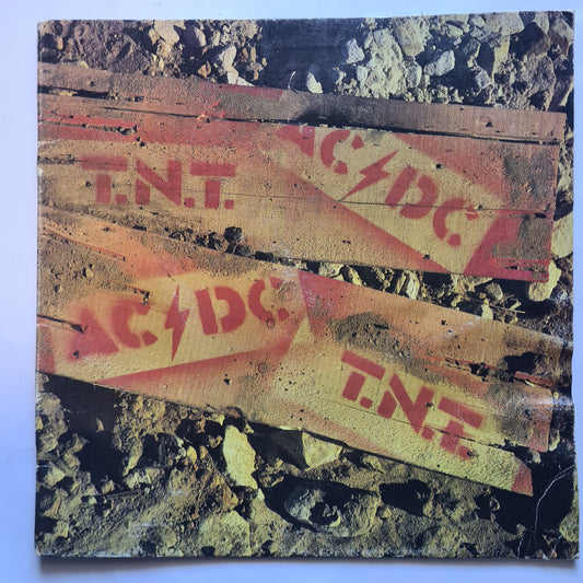 AC/DC – T.N.T - 1975 (1977 Australian Blue Label Pressing) - Vinyl Record LP