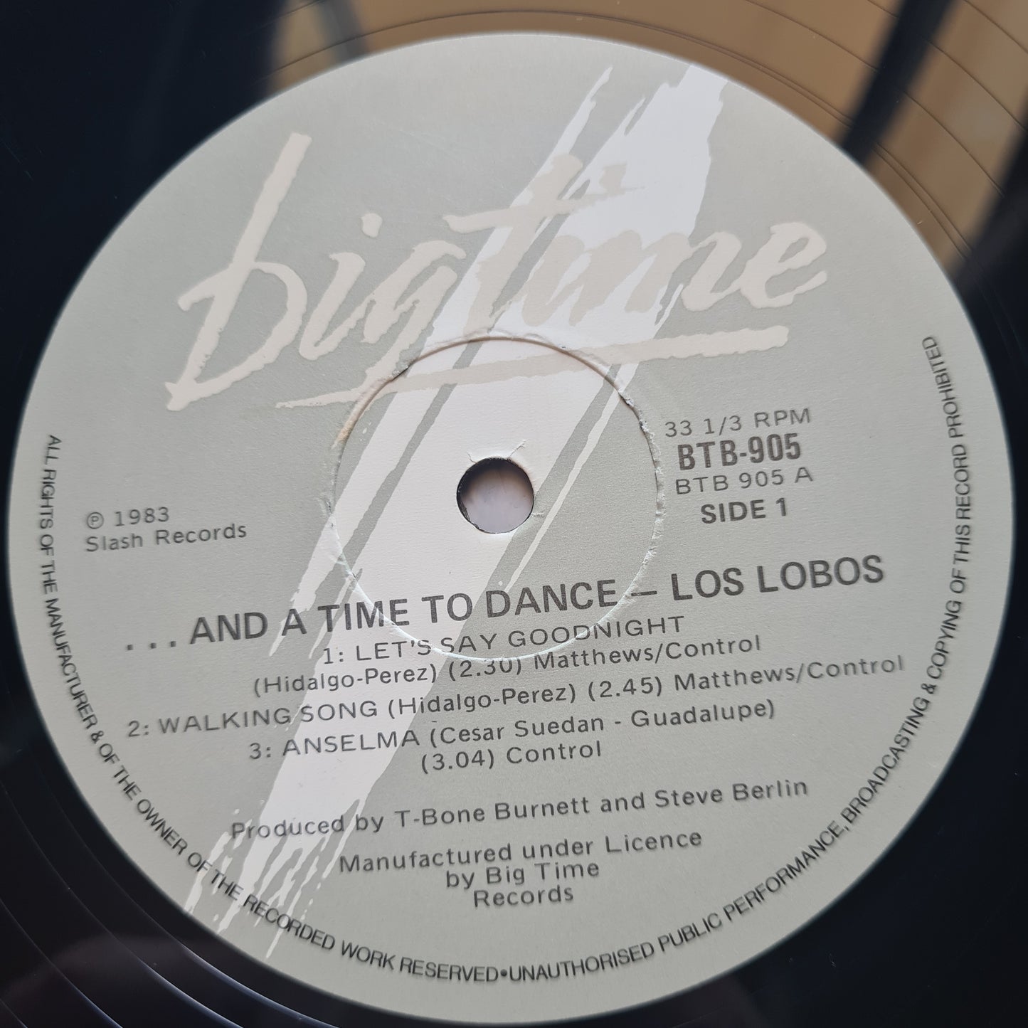 Los Lobos – ... And A Time To Dance - 1983 - Vinyl Record LP