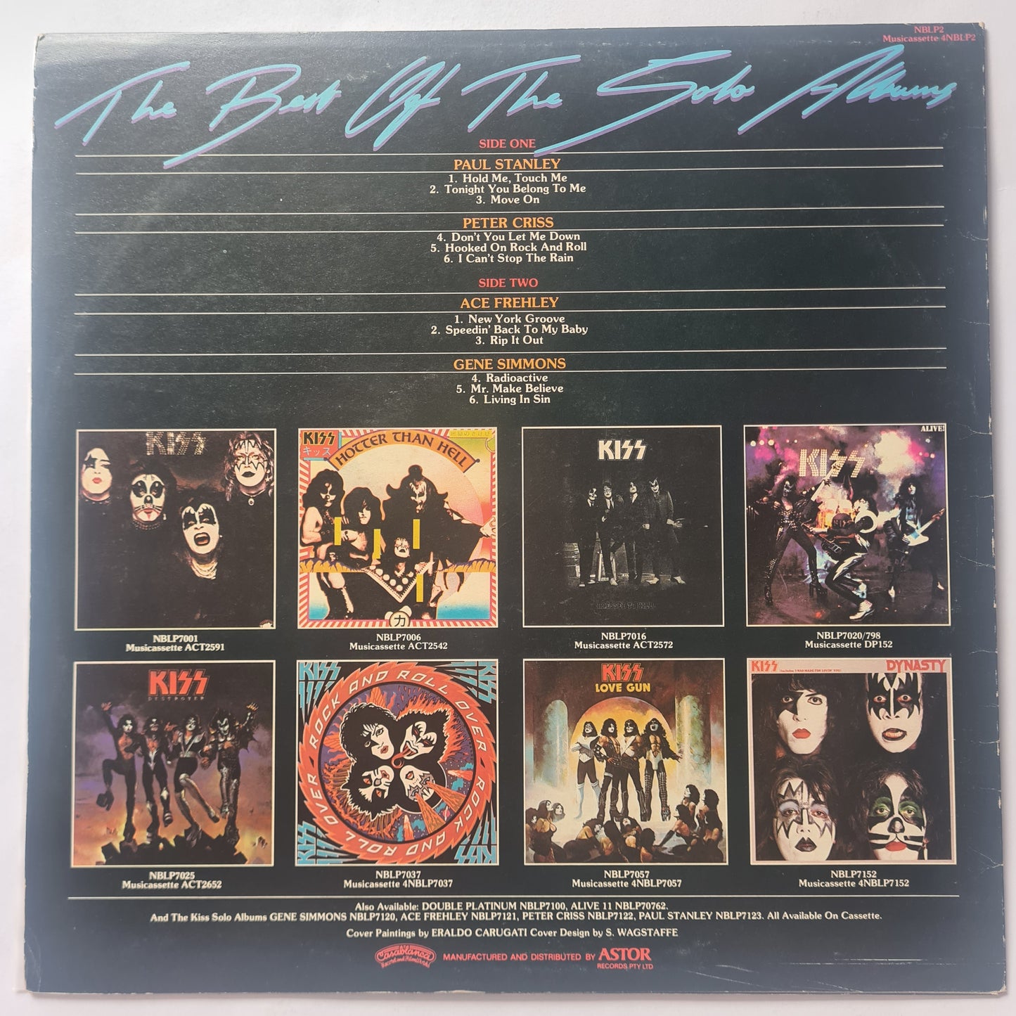 KISS – The Best Of The Solo Albums (with stickers and army form) - 1979 - Vinyl Record LP