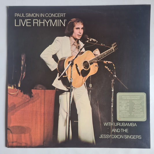 Paul Simon – Paul Simon In Concert: Live Rhymin' - 1974 - Vinyl Record LP (near mint)