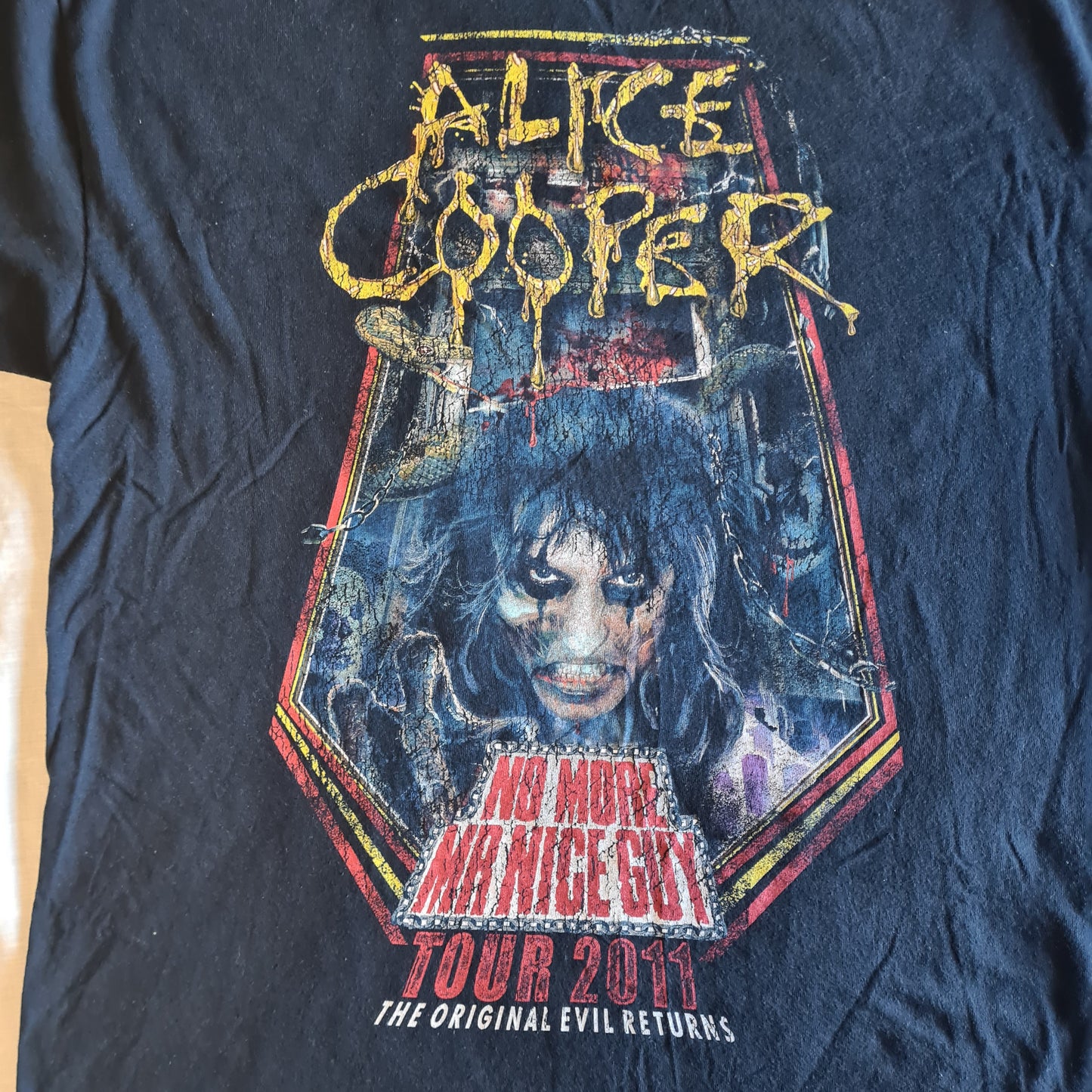 Alice Cooper | No More Mr Nice Guy: Australian Tour 2011 | Size Large T-Shirt