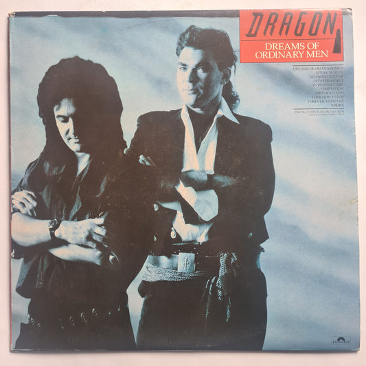Dragon – Dreams Of Ordinary Men - 1986 - Vinyl Record LP (EX)