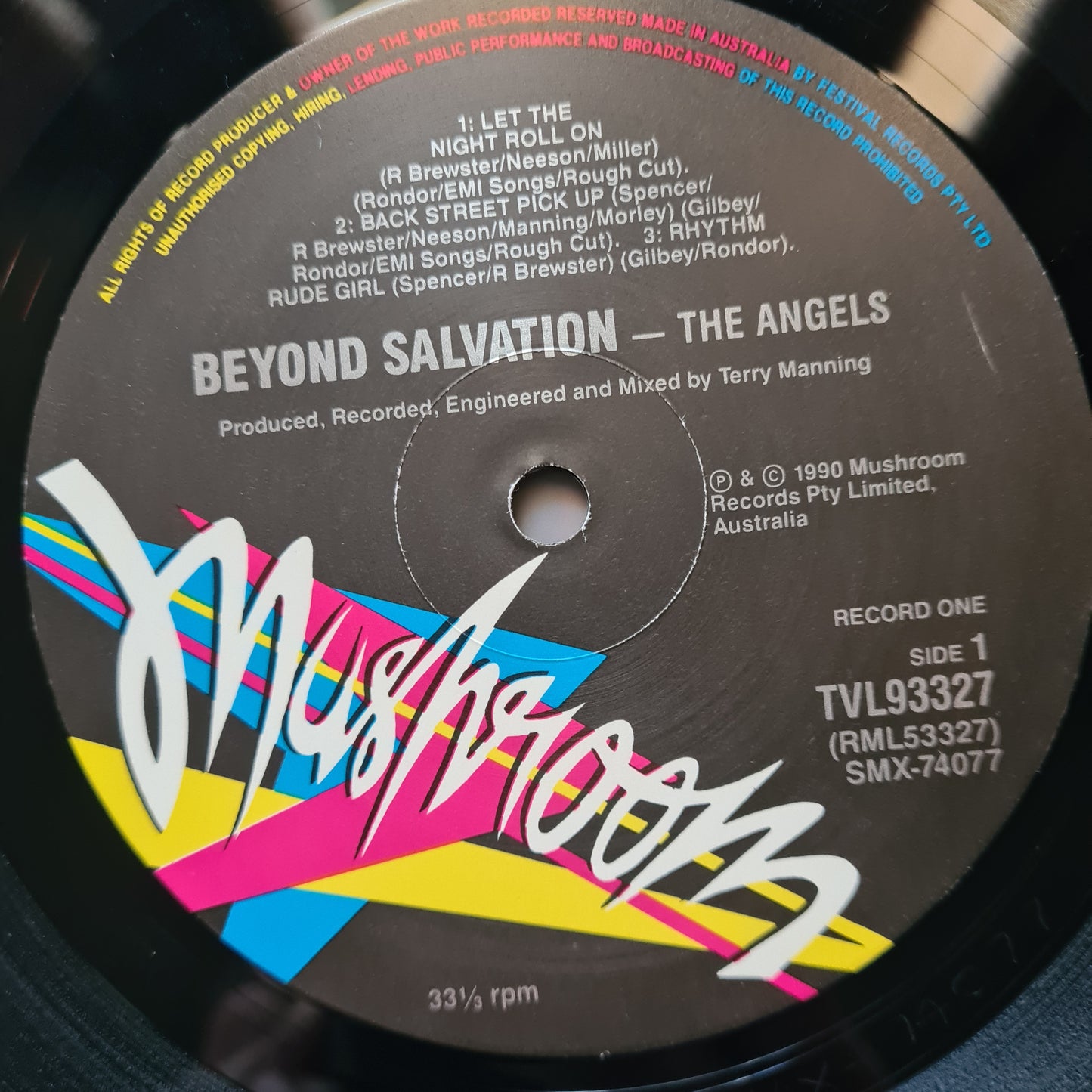 The Angels – Beyond Salvation - 1990 (2LP) - Vinyl Record *RARE*