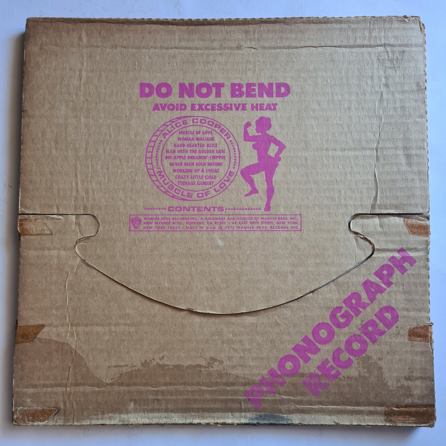 Alice Cooper – Muscle Of Love (with Cardboard box) - 1973 - Vinyl Record LP