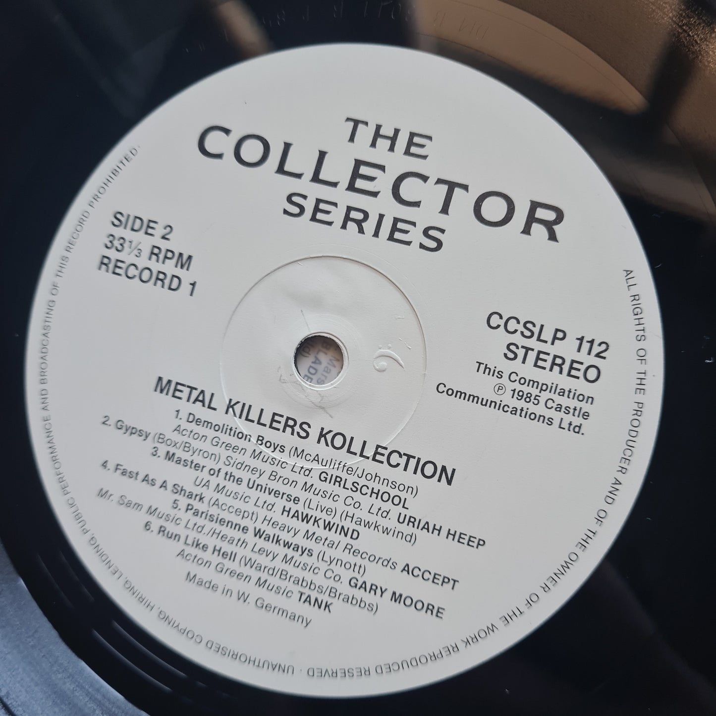 Various Artists – Metal Killers Kollection - 1985 - Vinyl Record 2LP