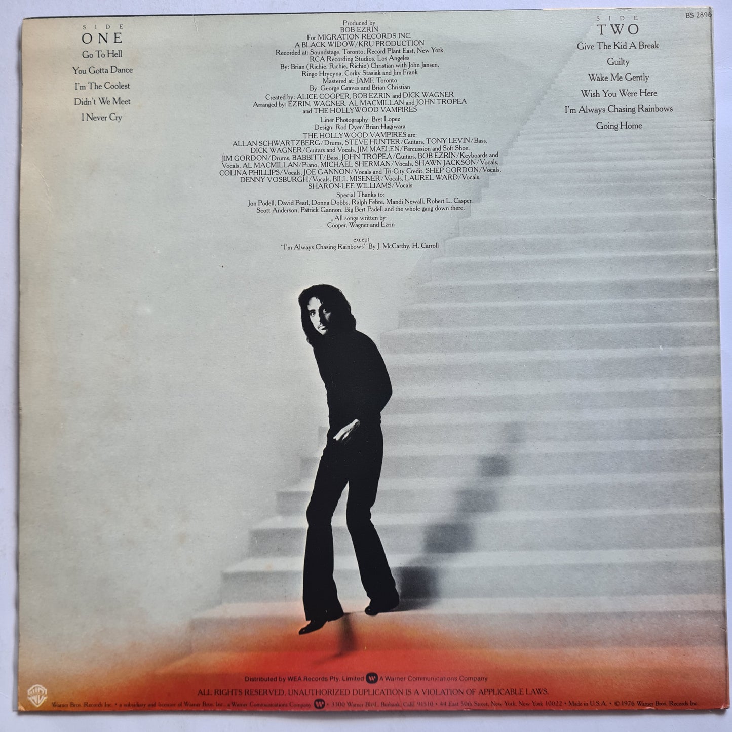 Alice Cooper – Goes To Hell - 1976 - Vinyl Record LP (near mint)