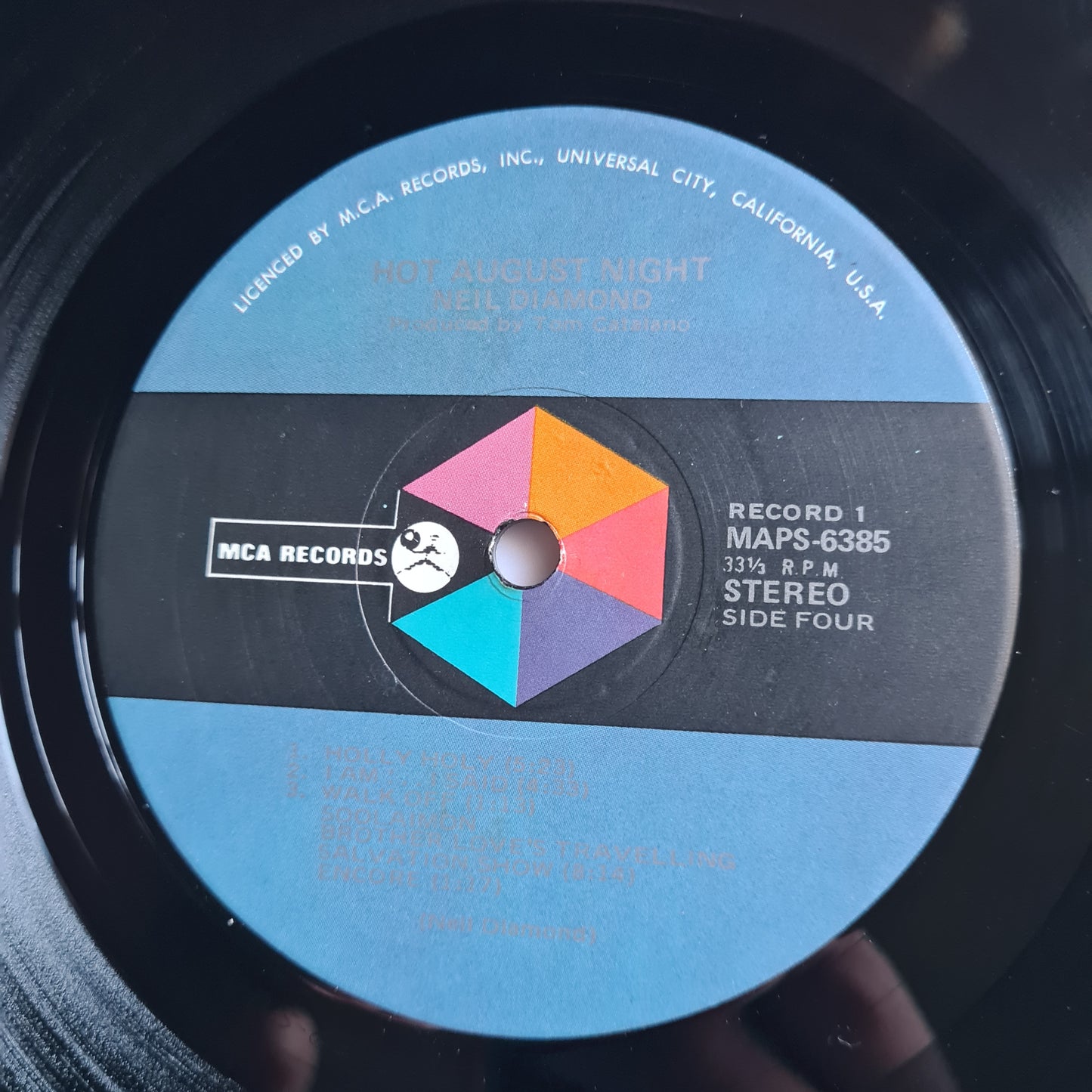 Neil Diamond – Hot August Night (1st Australian Pressing) - 1972 - Vinyl Record 2LP