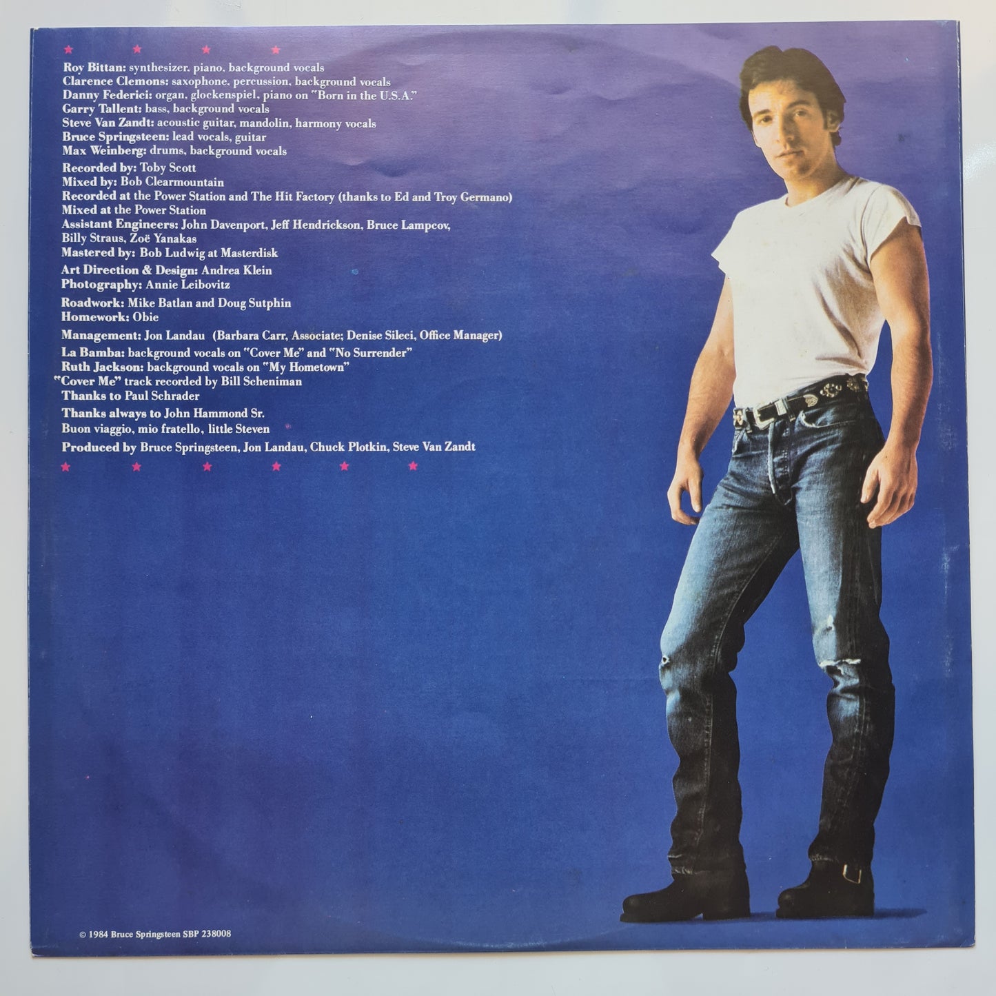 Bruce Springsteen – Born In The USA - 1984 (Australian Pressing) - Vinyl Record LP