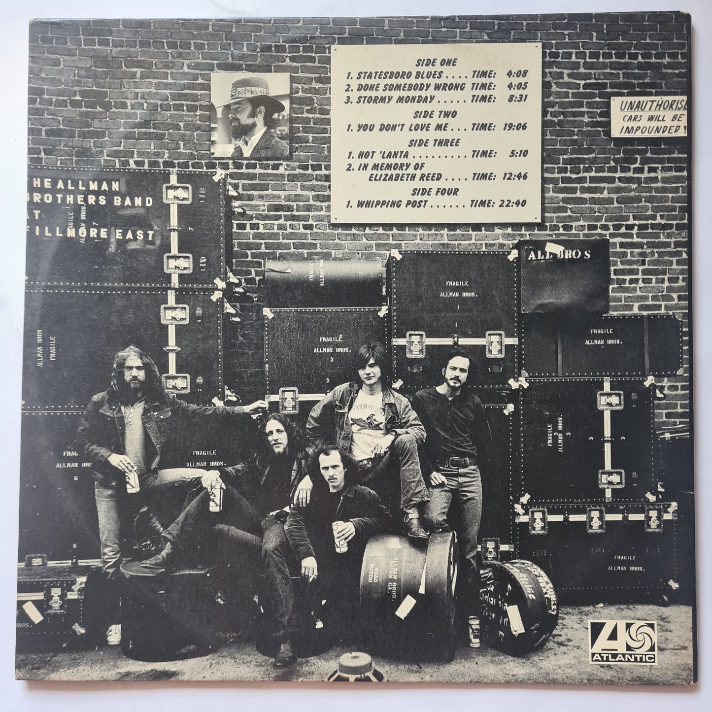 The Allman Brothers Band – The Allman Brothers Band At Fillmore East - 1971 - Vinyl Record 2LP (EX)